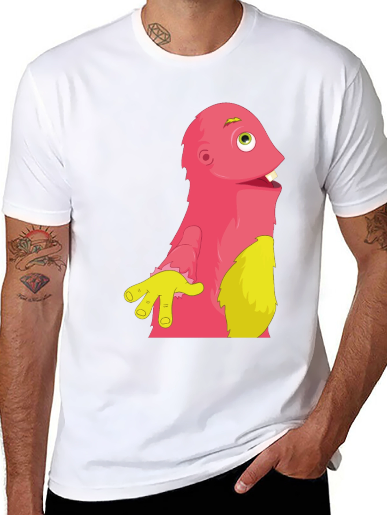 Monster Graphic Tee - Soft Cotton Blend