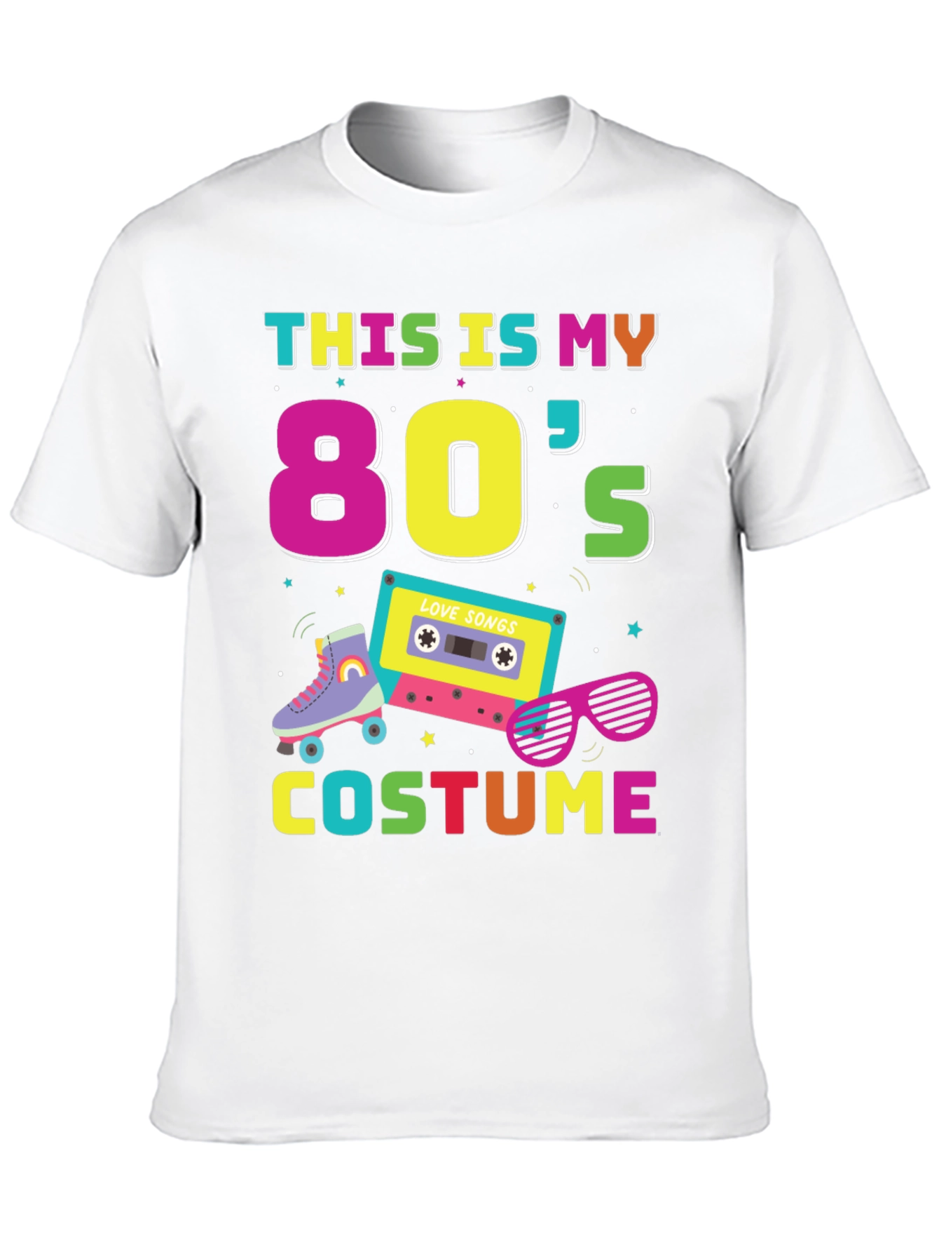 80s Costume T-Shirt - Retro Party Style