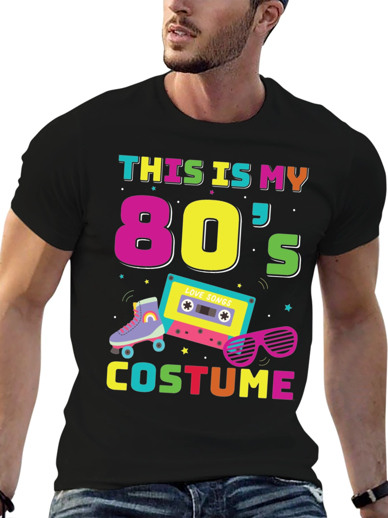80s Costume T-Shirt - Retro Party Style