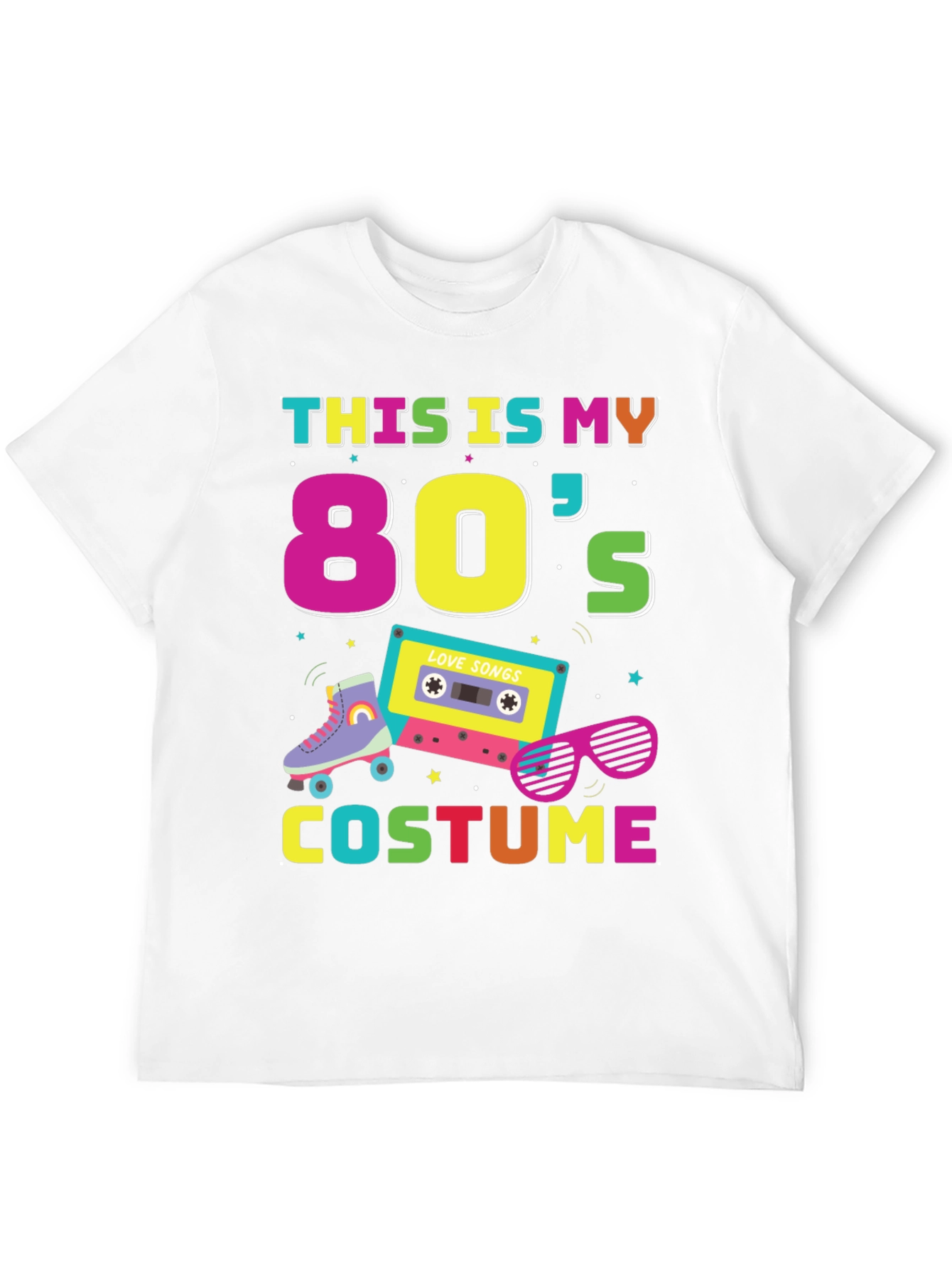 80s Costume T-Shirt - Retro Party Style