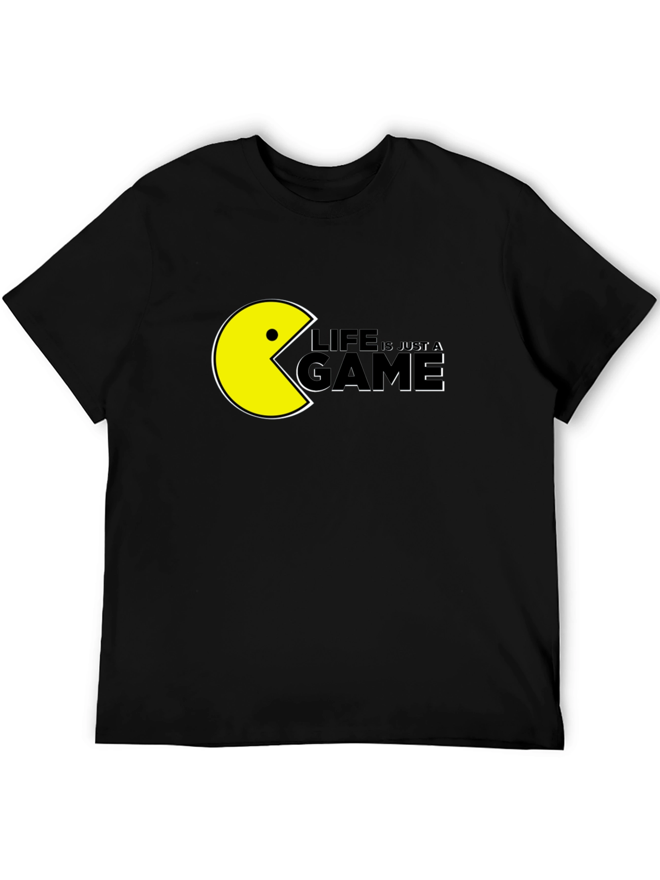 Life is Just a Game Pac-Man Style Graphic Tee