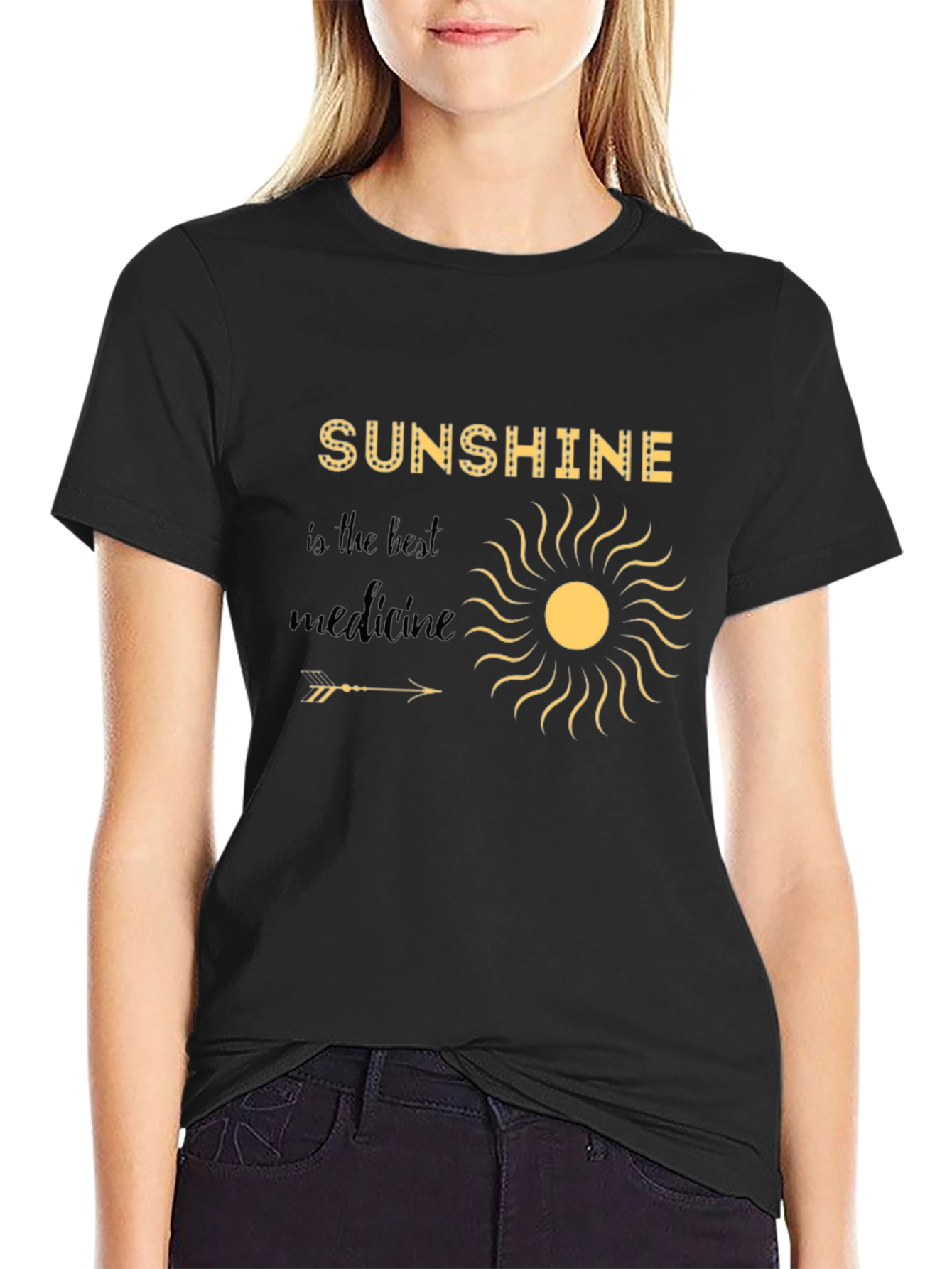 Sunshine is the Best Medicine Graphic T-Shirt