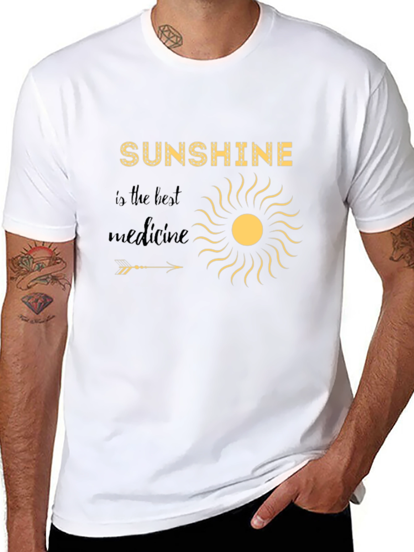 Sunshine is the Best Medicine Graphic T-Shirt