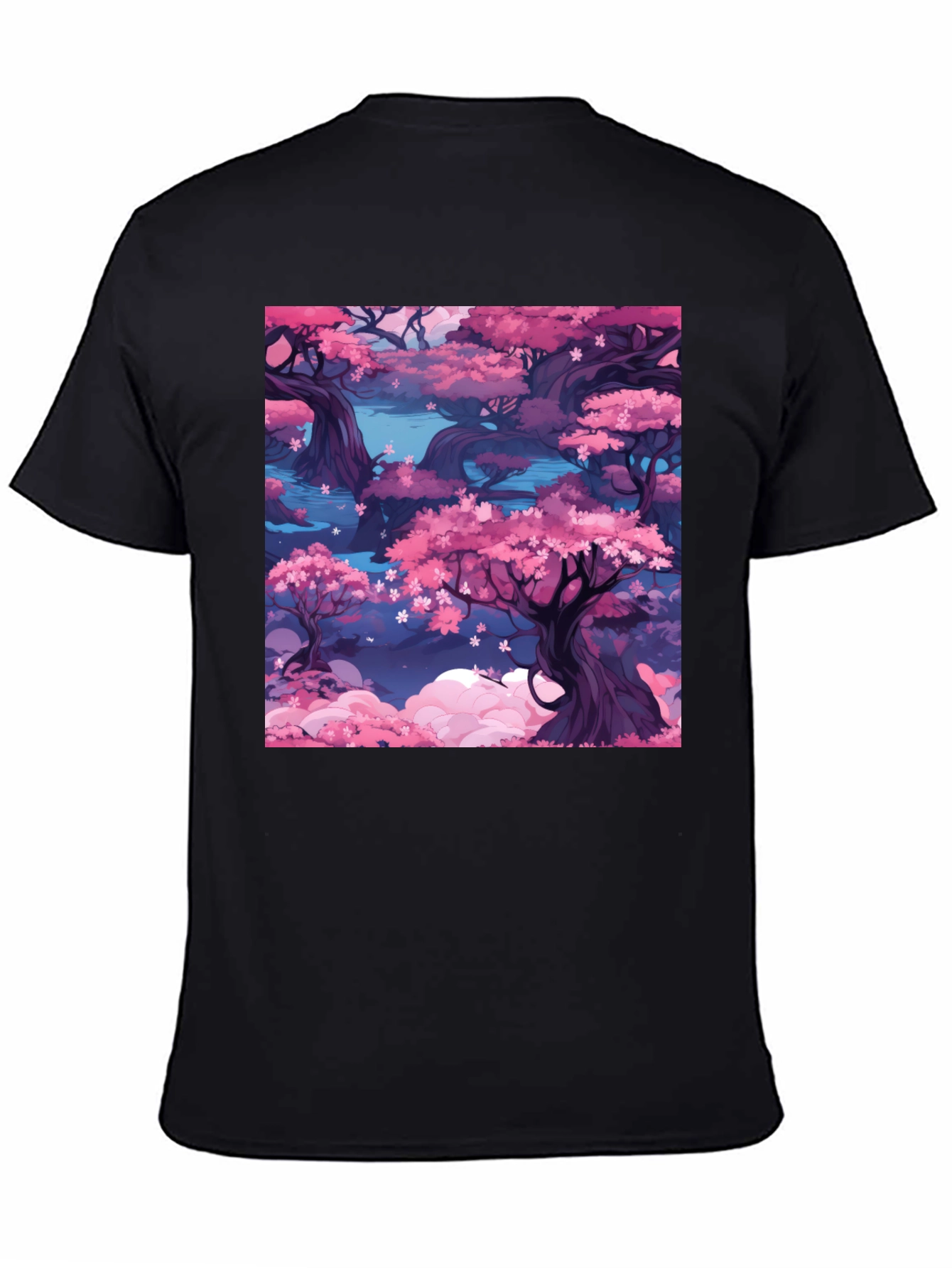 Sakura Blossom T-Shirt: Artistic Floral Design