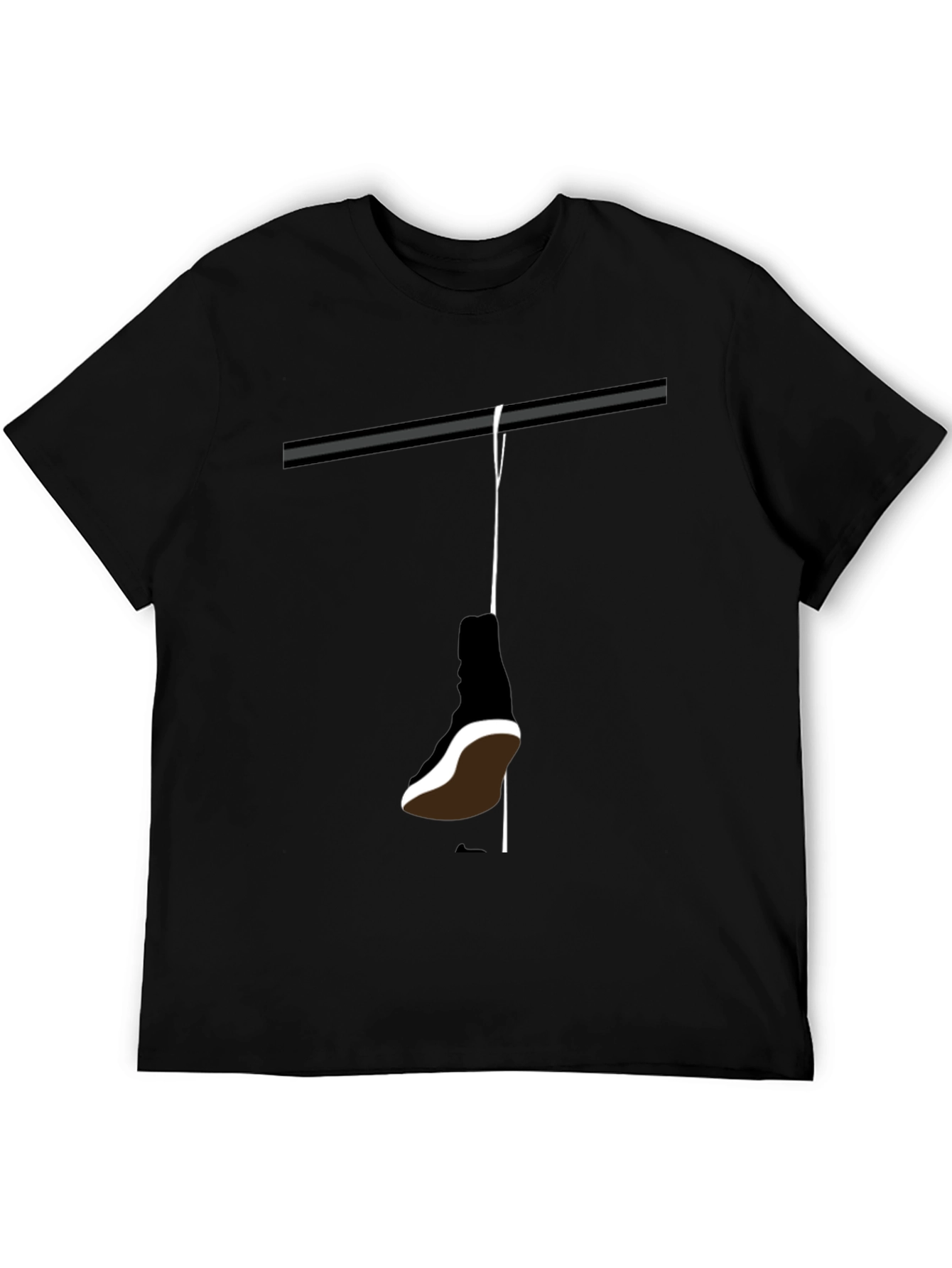 Hanging Shoe T-Shirt - Stylish Graphic Tee