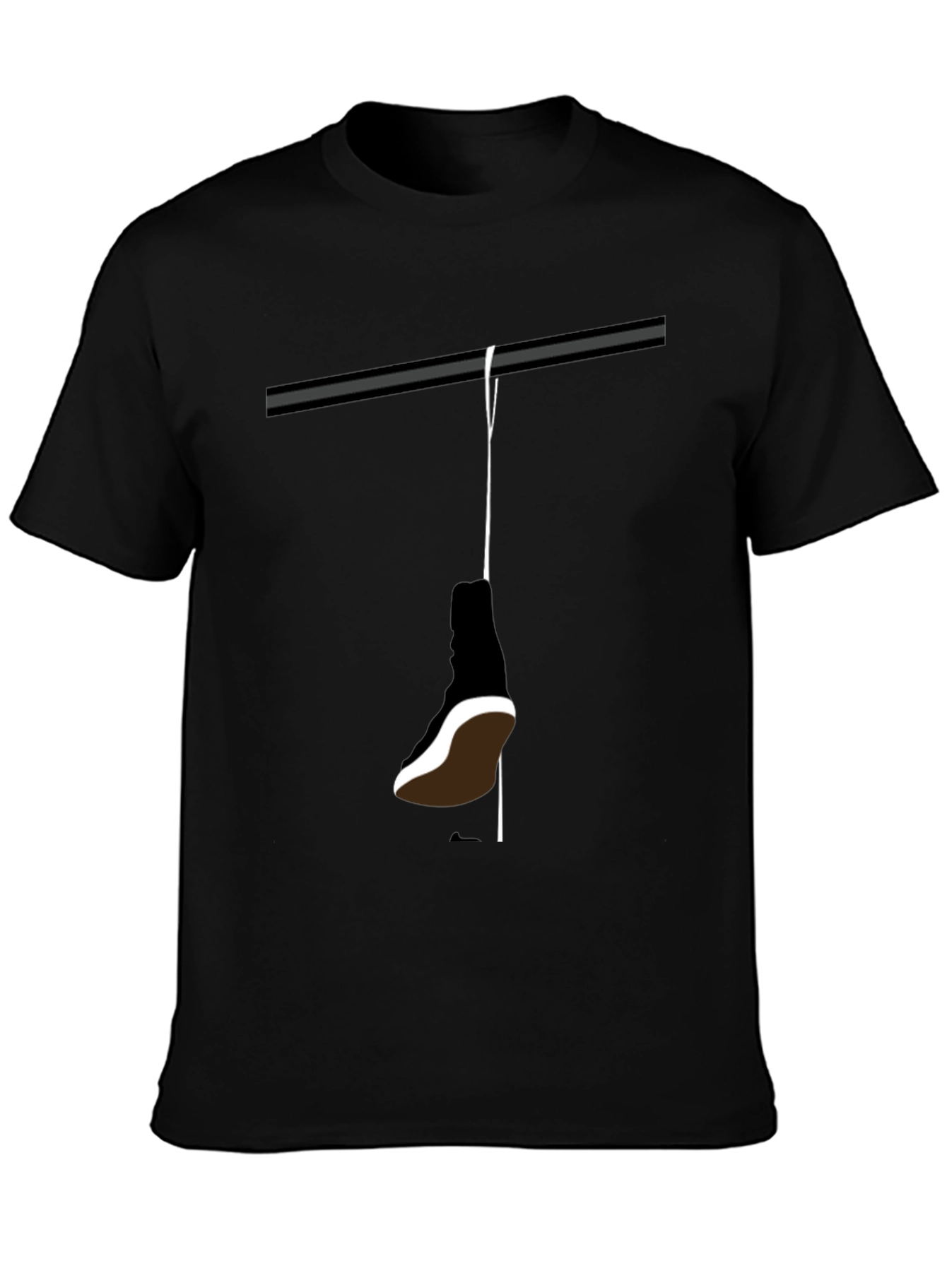 Hanging Shoe T-Shirt - Stylish Graphic Tee