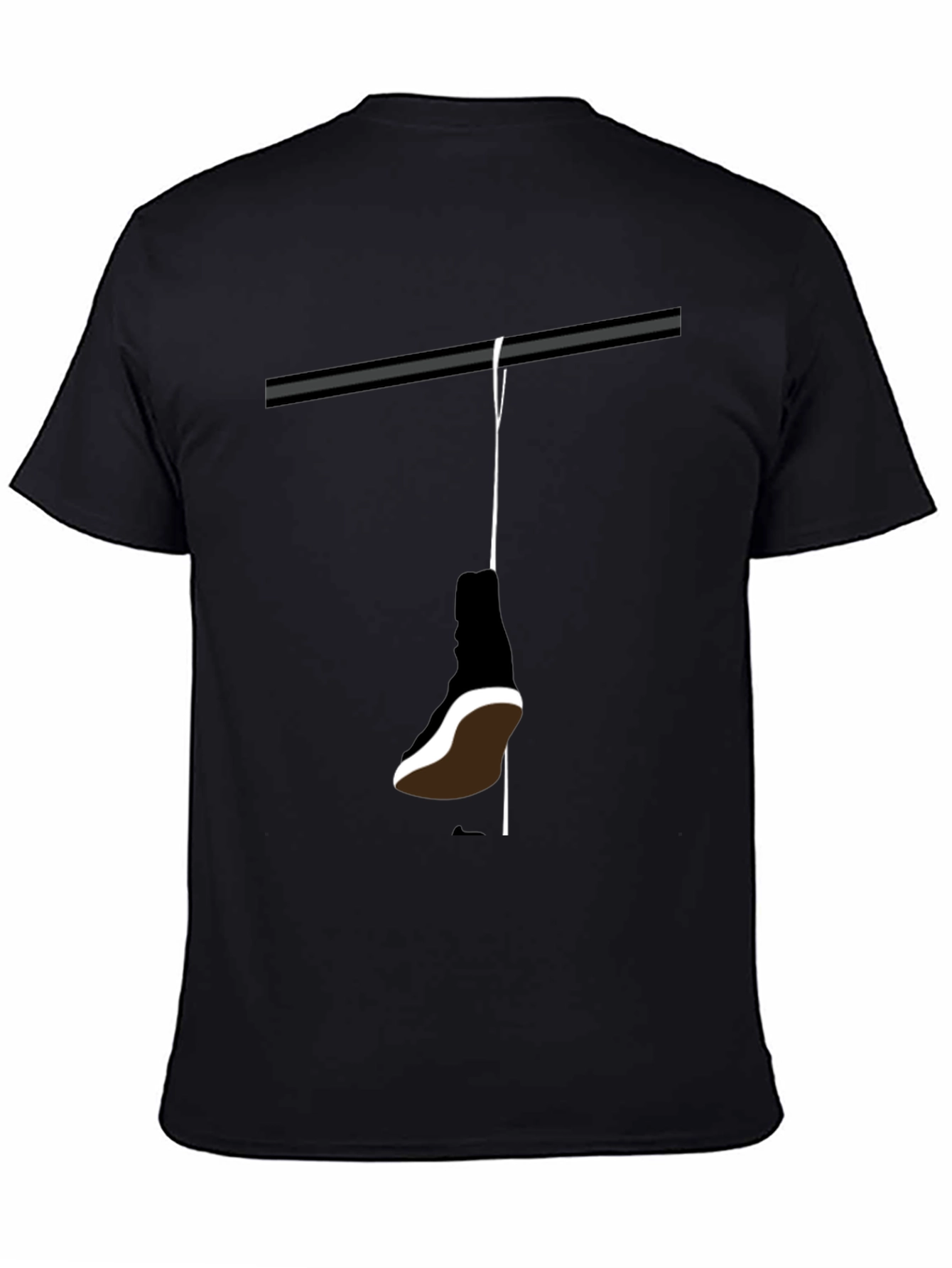 Hanging Shoe T-Shirt - Stylish Graphic Tee