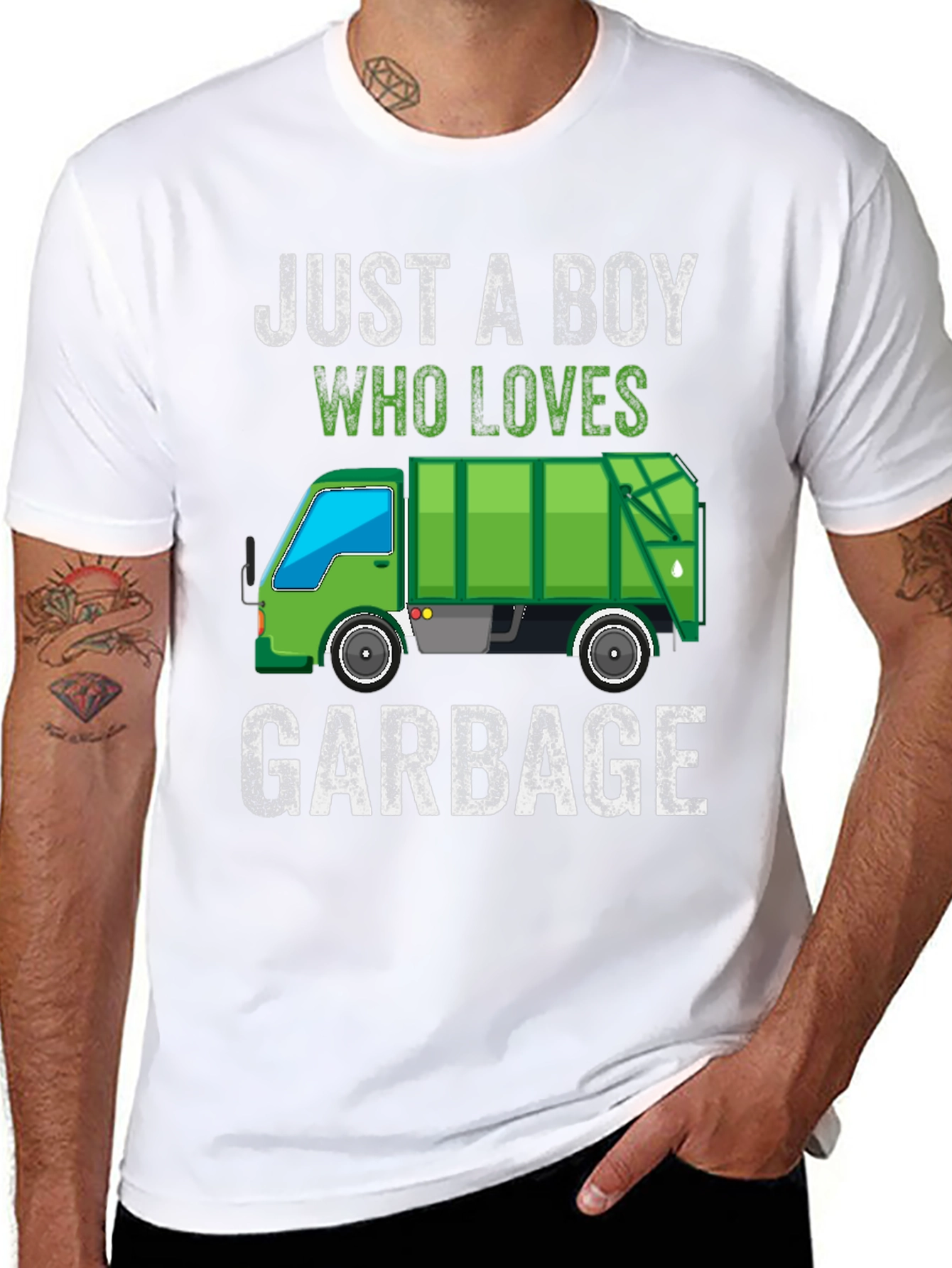 Just a Boy Who Loves Garbage T-Shirt