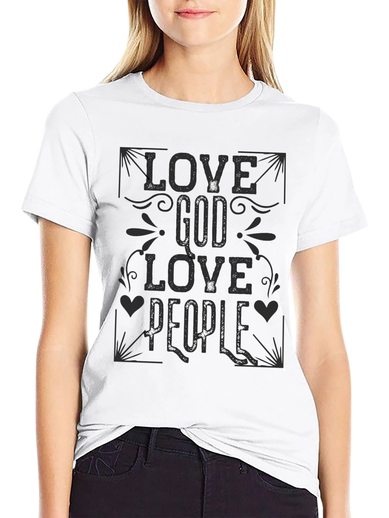 Love God Love People Graphic Tee