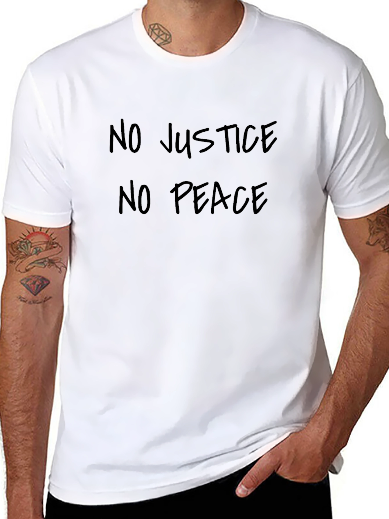 No Justice No Peace Graphic Tee