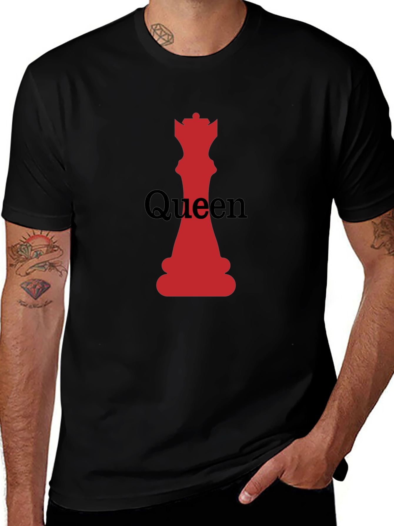 Chess Queen Graphic Tee - Stylish & Comfortable