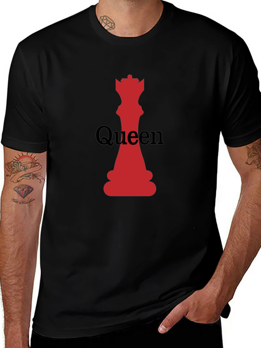 Chess Queen Graphic Tee - Stylish & Comfortable