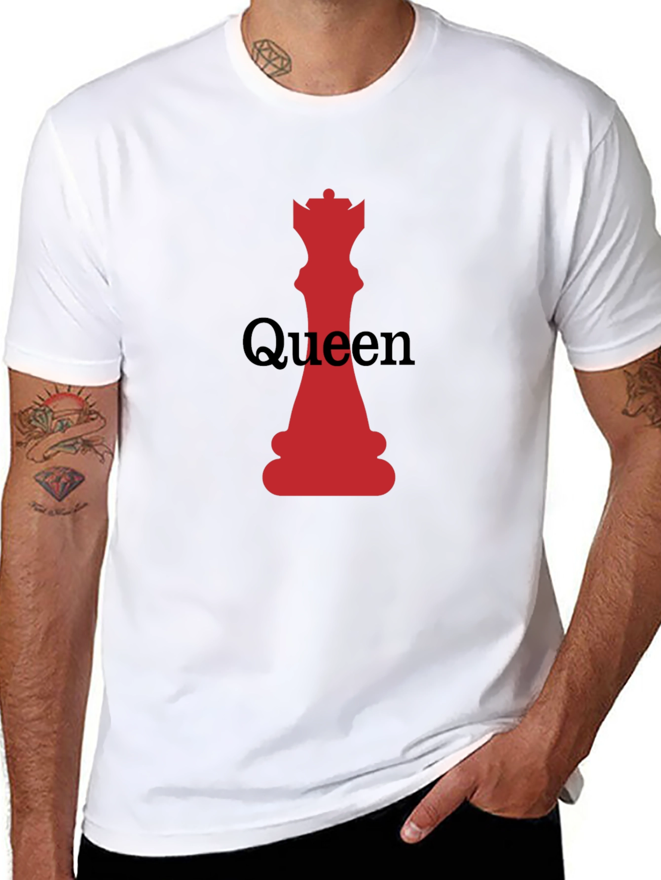 Chess Queen Graphic Tee - Stylish & Comfortable