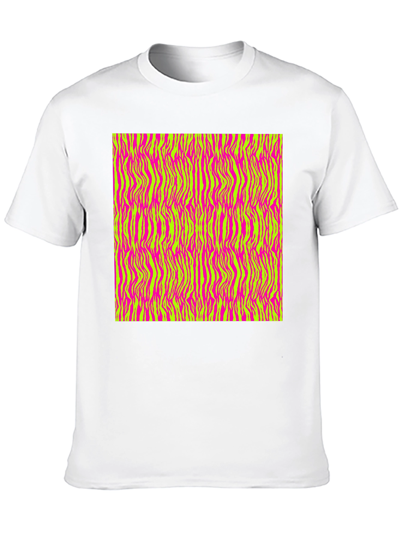 Zebra Stripe Pattern T-Shirt