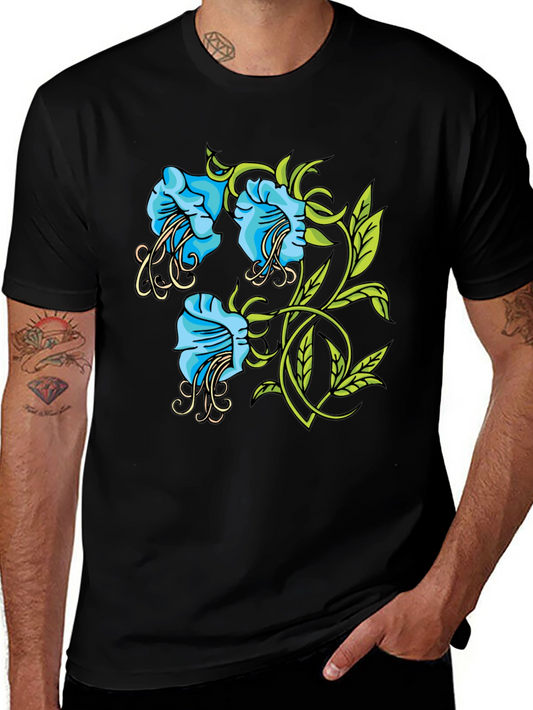 Floral Graphic T-Shirt - Unique Botanical Design