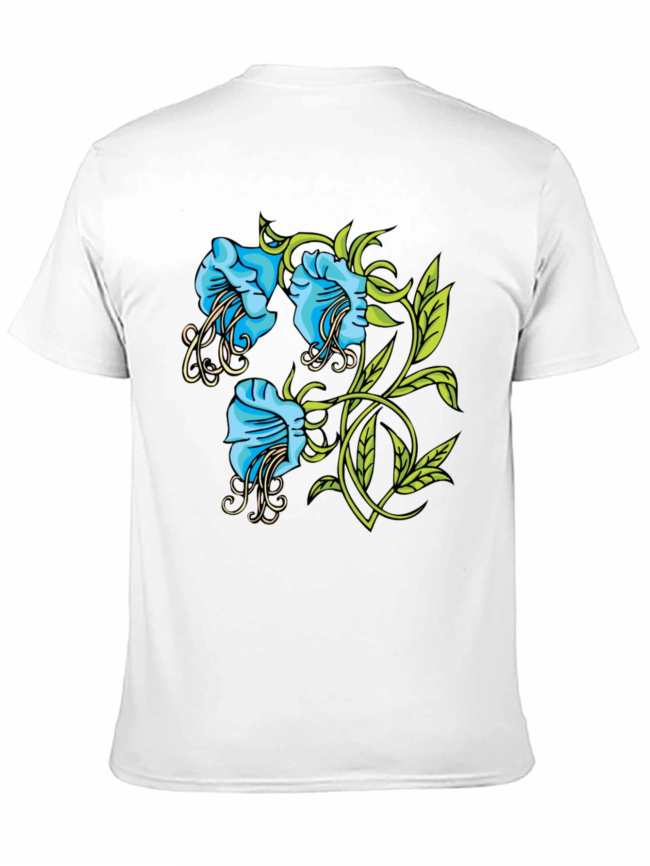 Floral Graphic T-Shirt - Unique Botanical Design