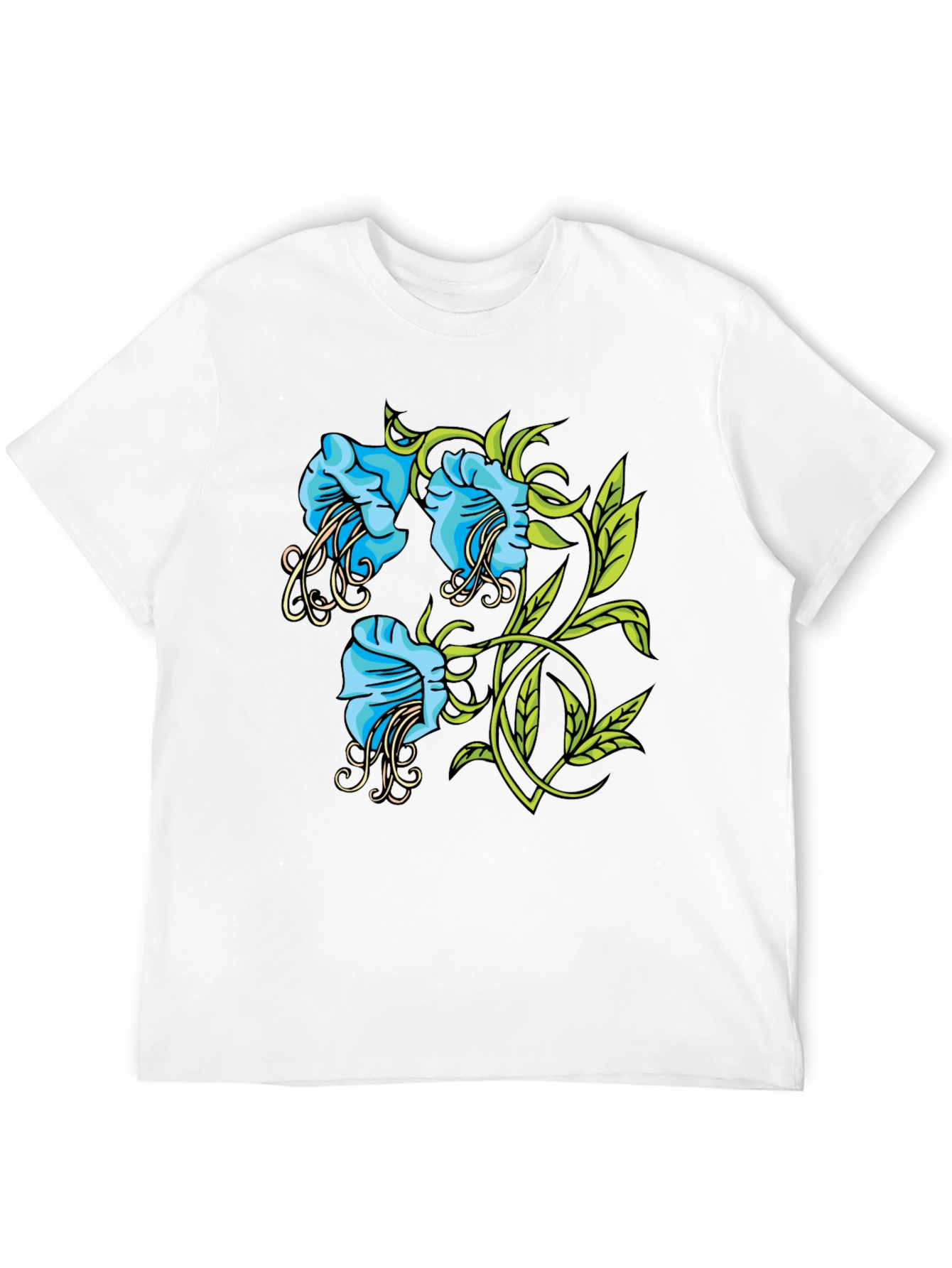 Floral Graphic T-Shirt - Unique Botanical Design