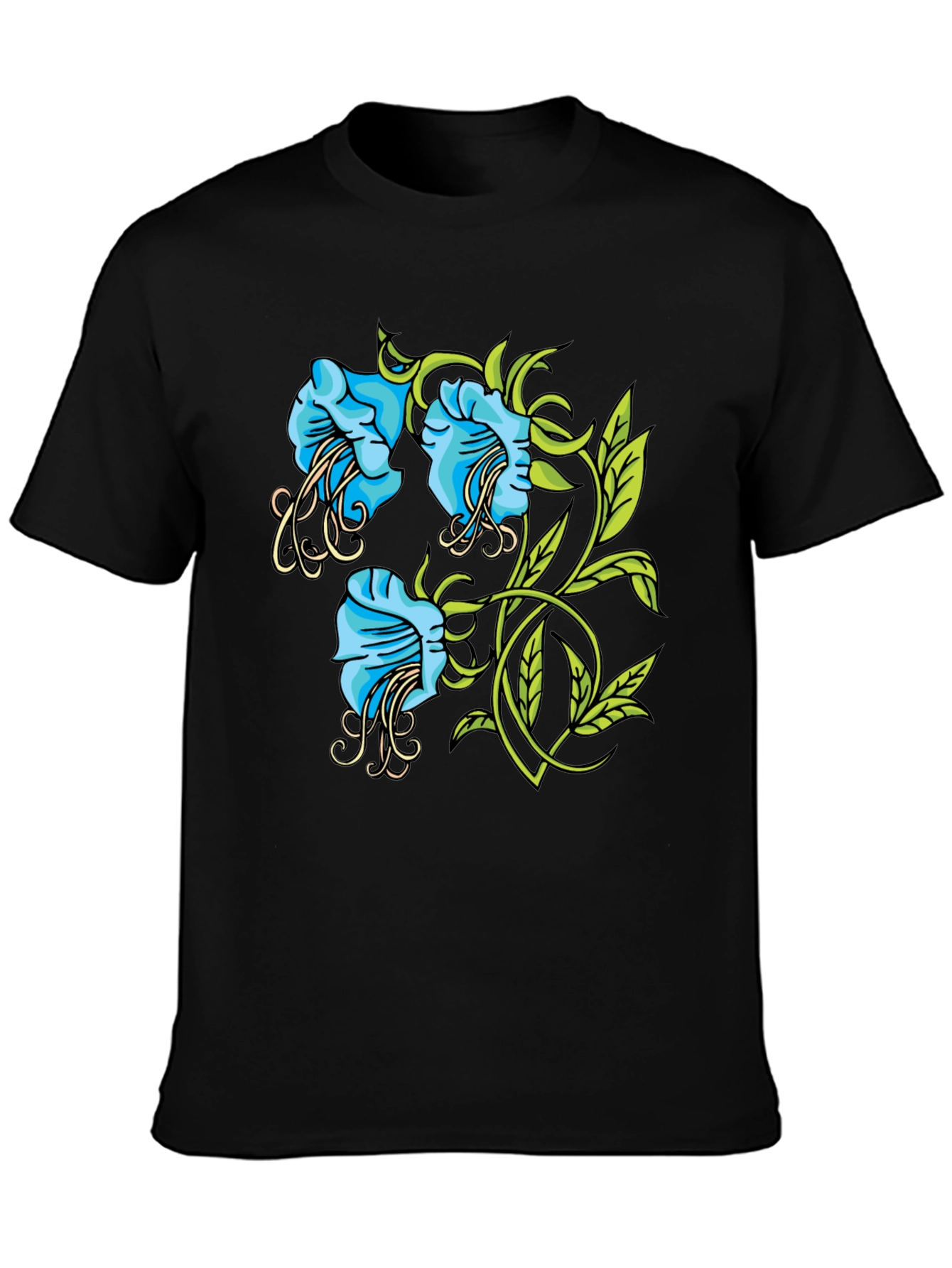 Floral Graphic T-Shirt - Unique Botanical Design