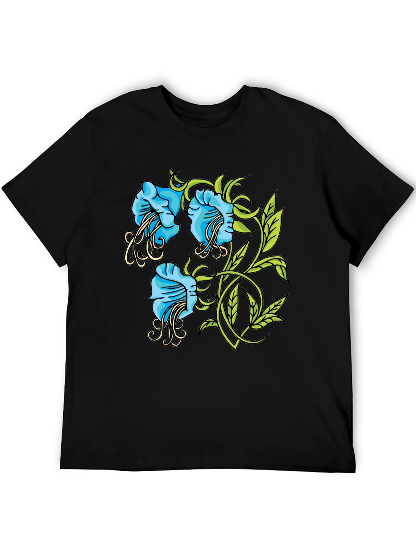 Floral Graphic T-Shirt - Unique Botanical Design