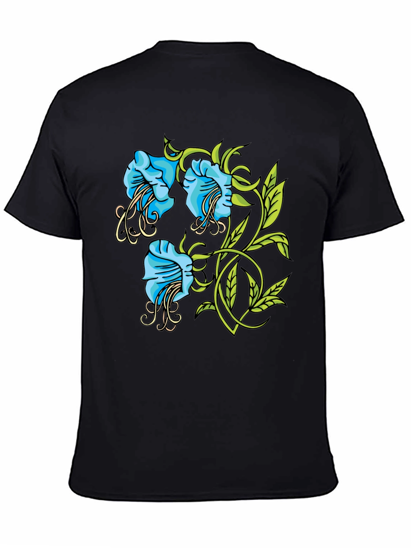 Floral Graphic T-Shirt - Unique Botanical Design