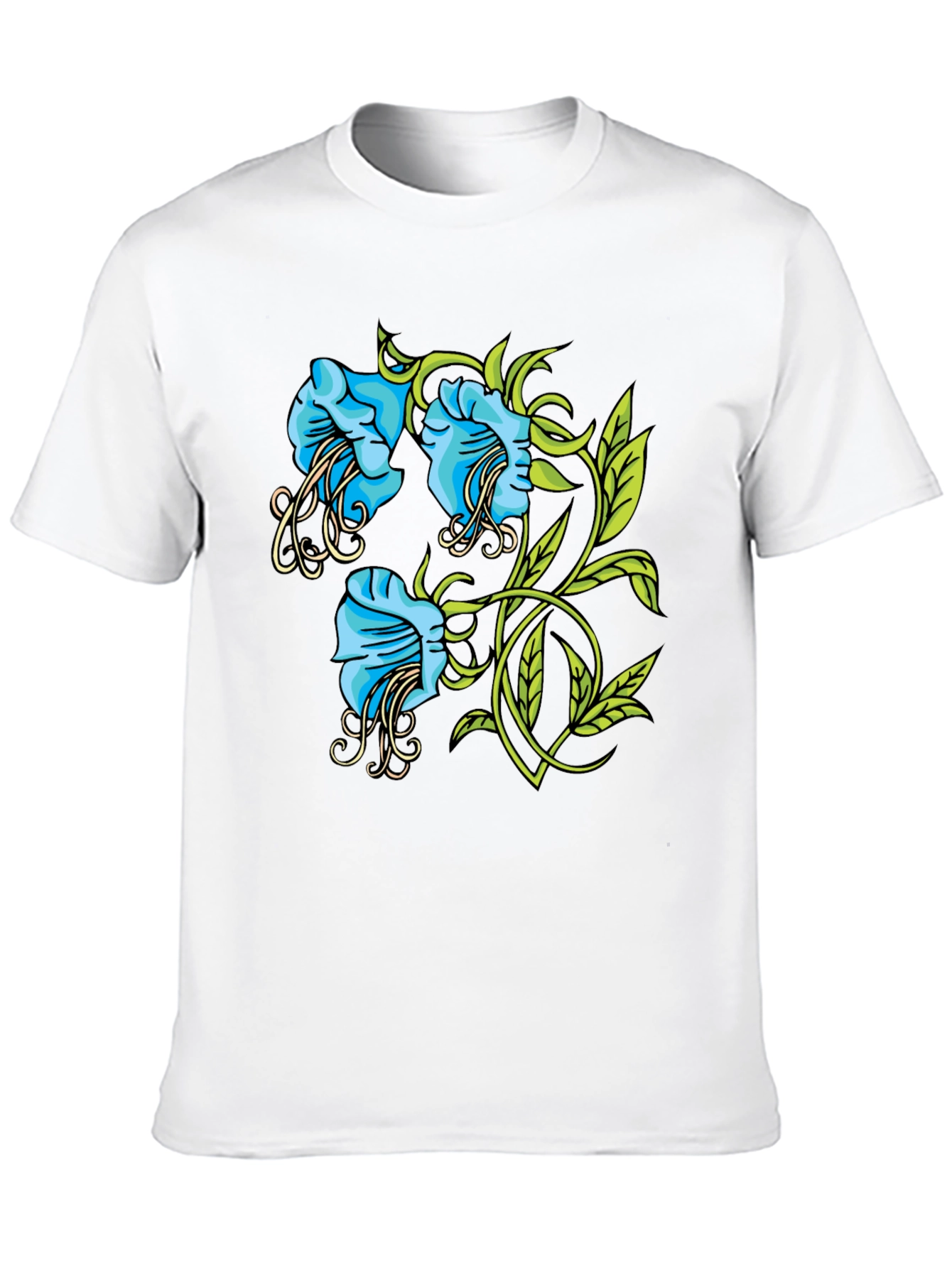 Floral Graphic T-Shirt - Unique Botanical Design