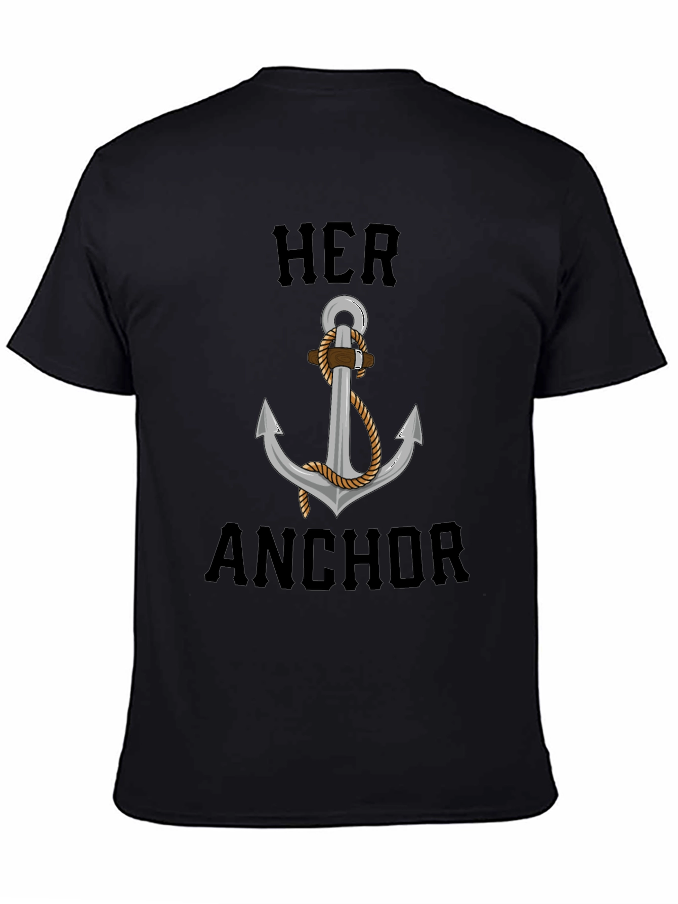 Her Anchor Graphic T-Shirt - Nautical Style