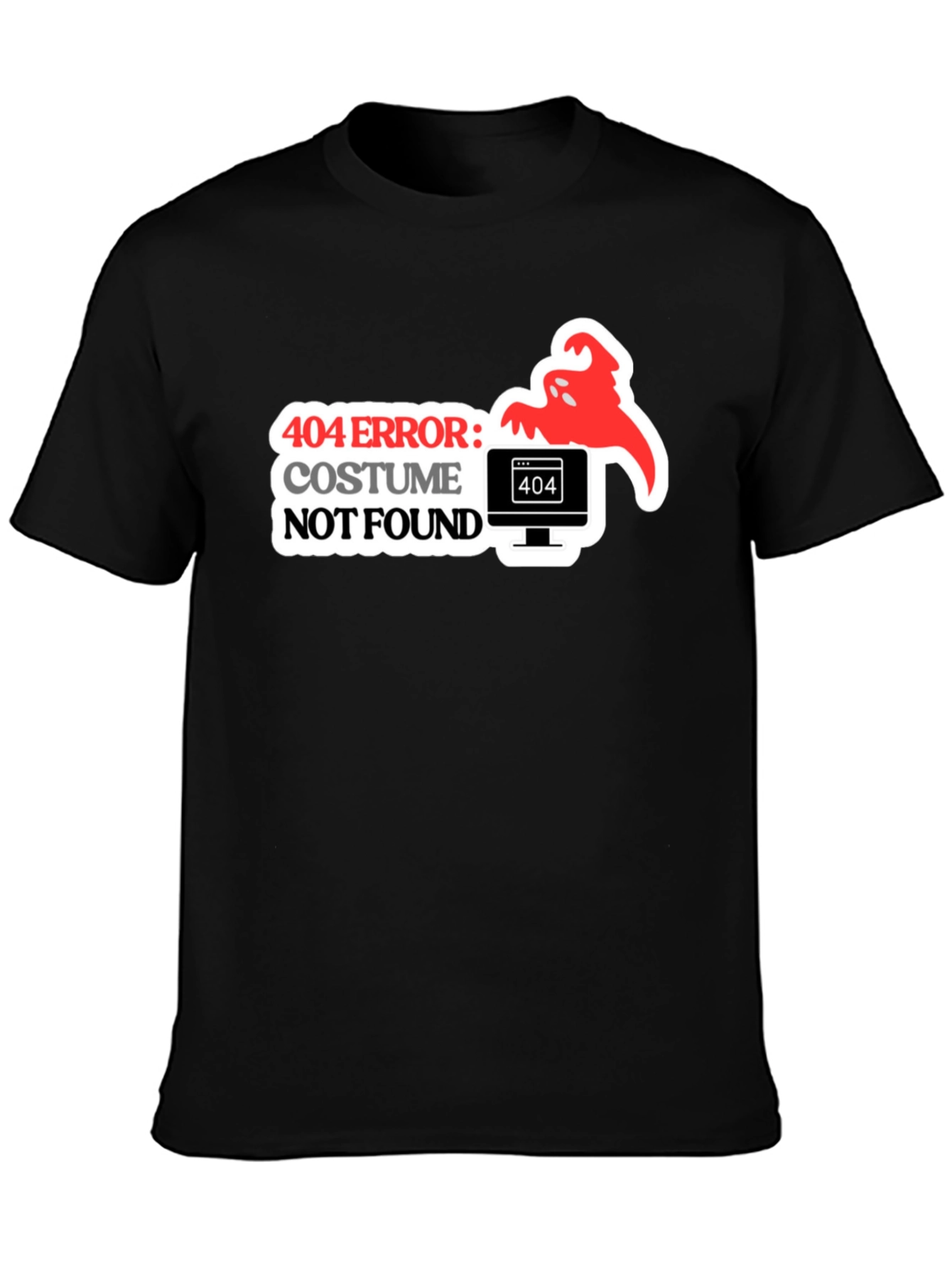 404 Costume Not Found Halloween Tee