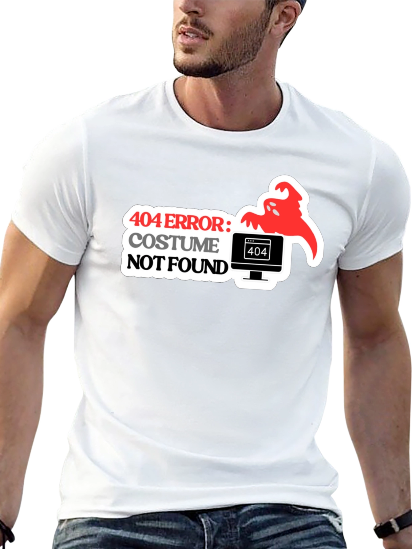 404 Costume Not Found Halloween Tee