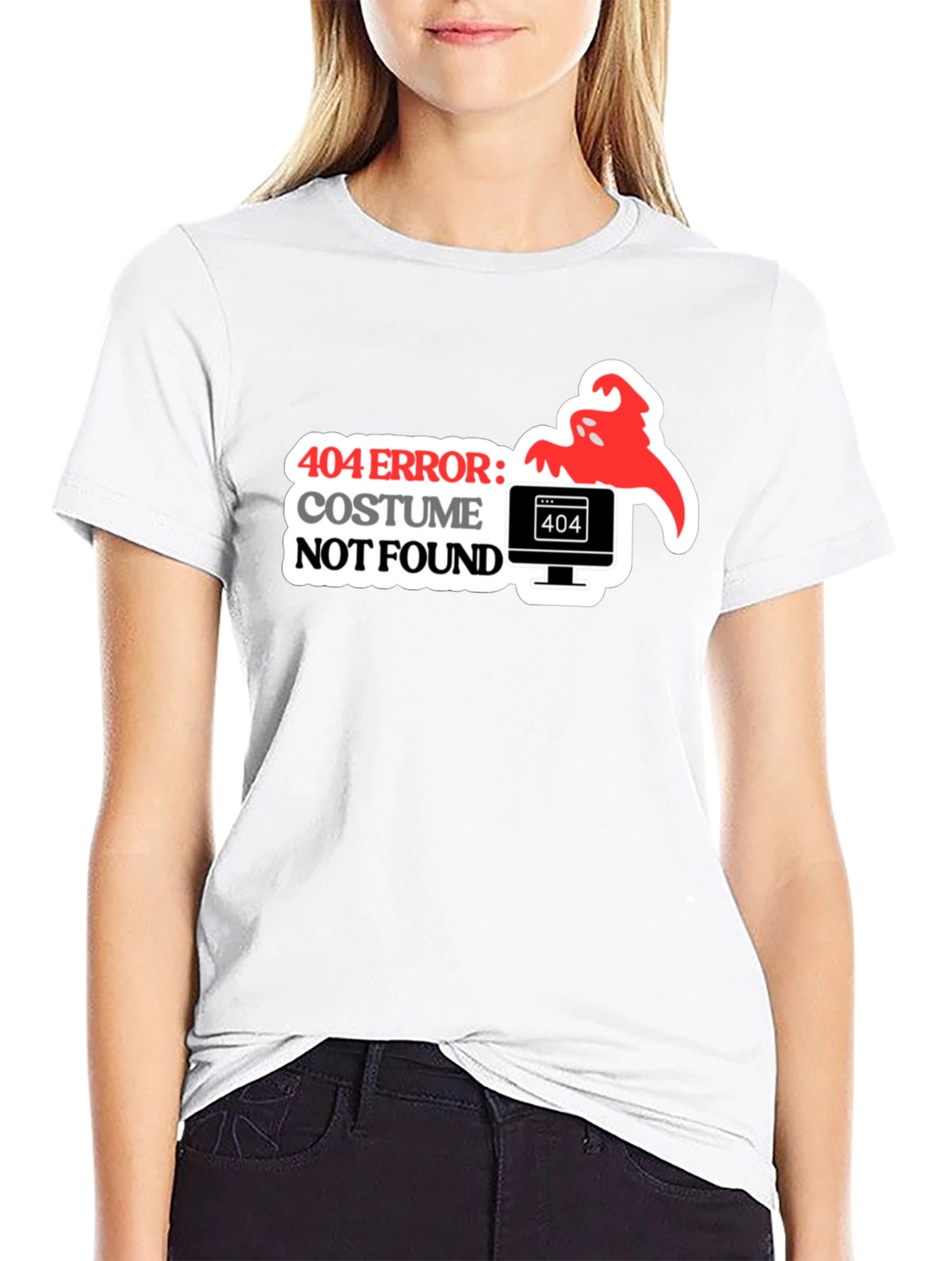 404 Costume Not Found Halloween Tee