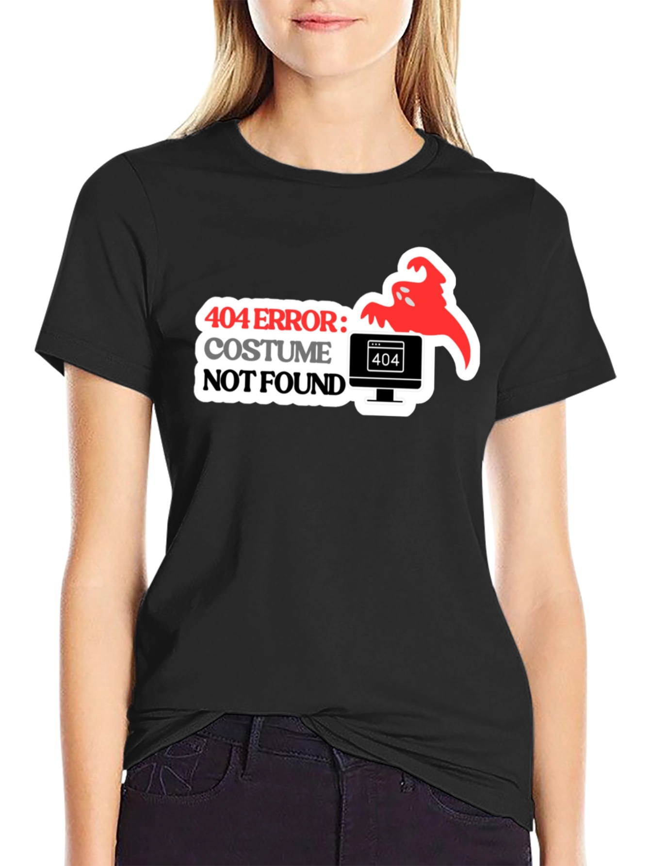 404 Costume Not Found Halloween Tee