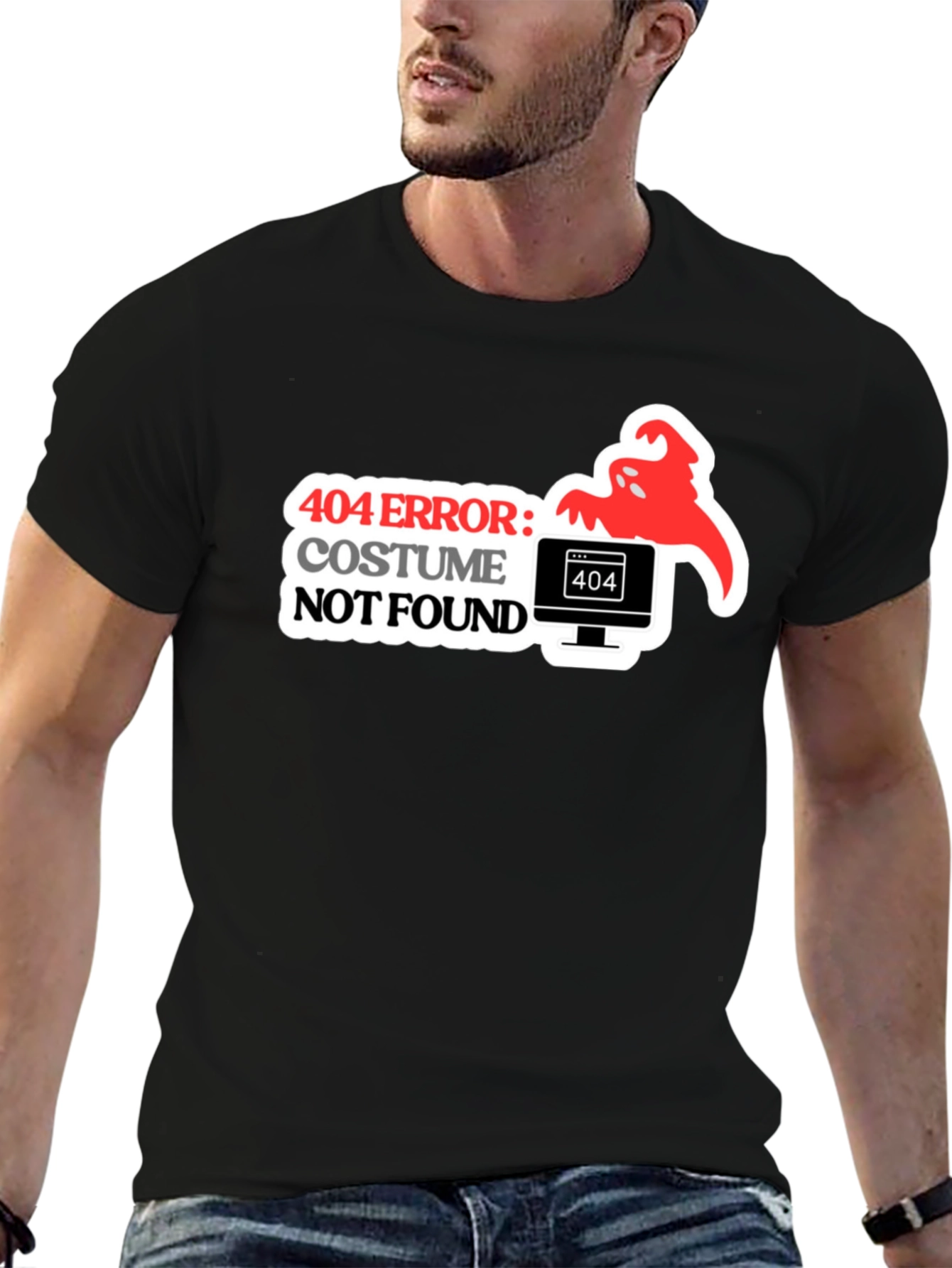 404 Costume Not Found Halloween Tee