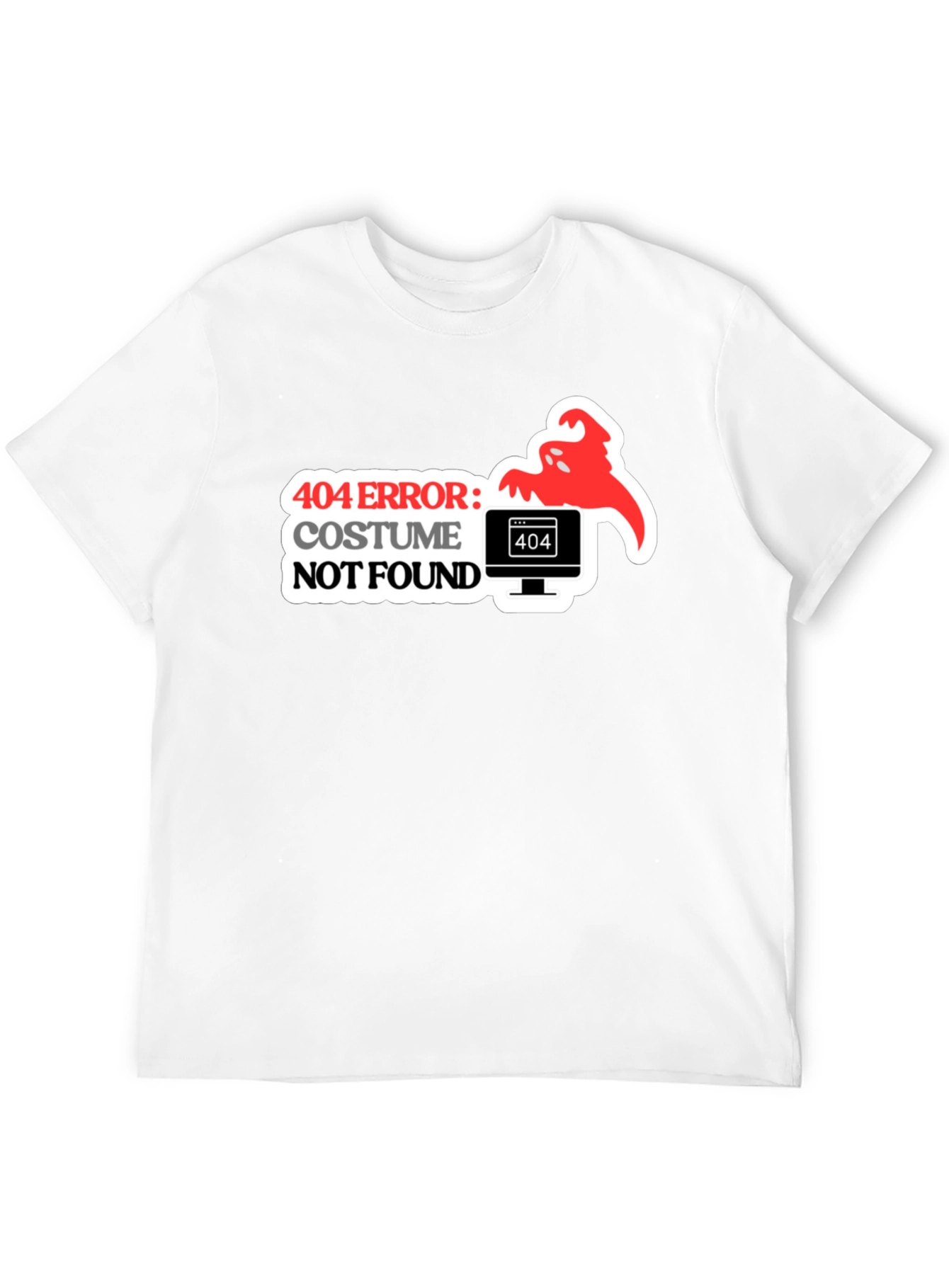 404 Costume Not Found Halloween Tee