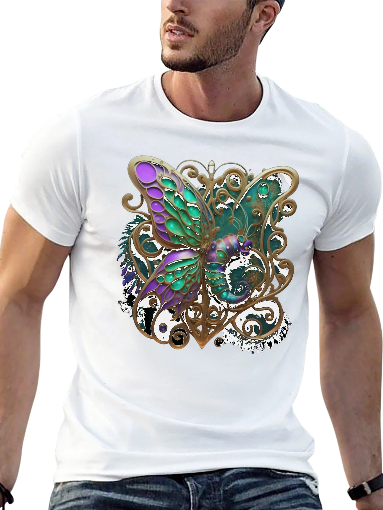 Butterfly Graphic Tee - Stylish & Unique Design