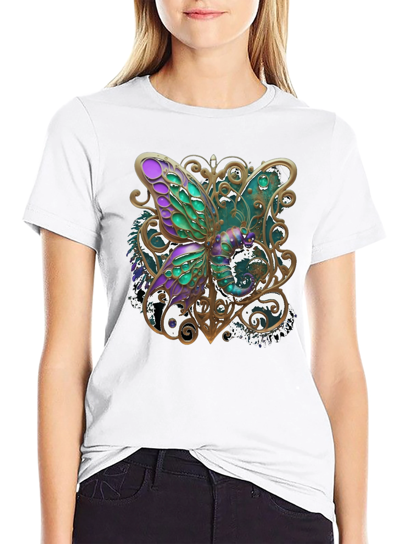 Butterfly Graphic Tee - Stylish & Unique Design