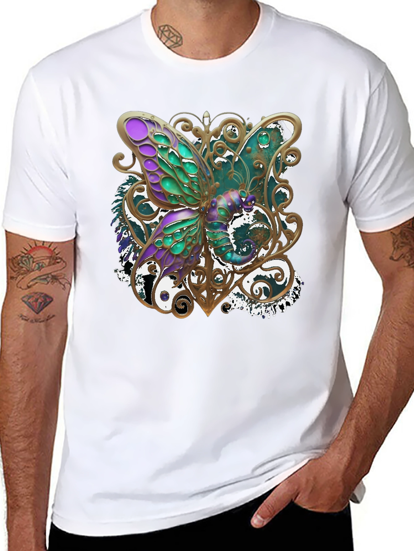 Butterfly Graphic Tee - Stylish & Unique Design