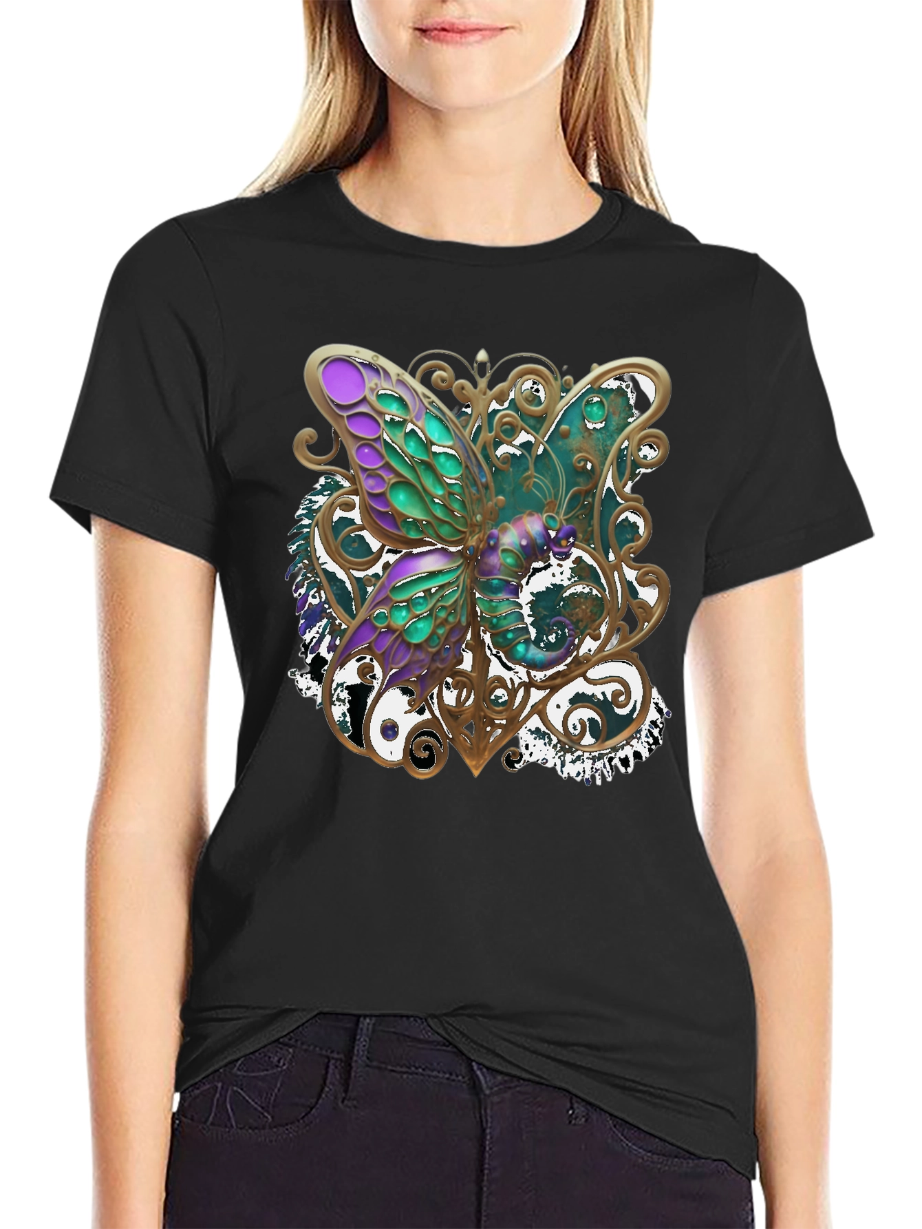 Butterfly Graphic Tee - Stylish & Unique Design