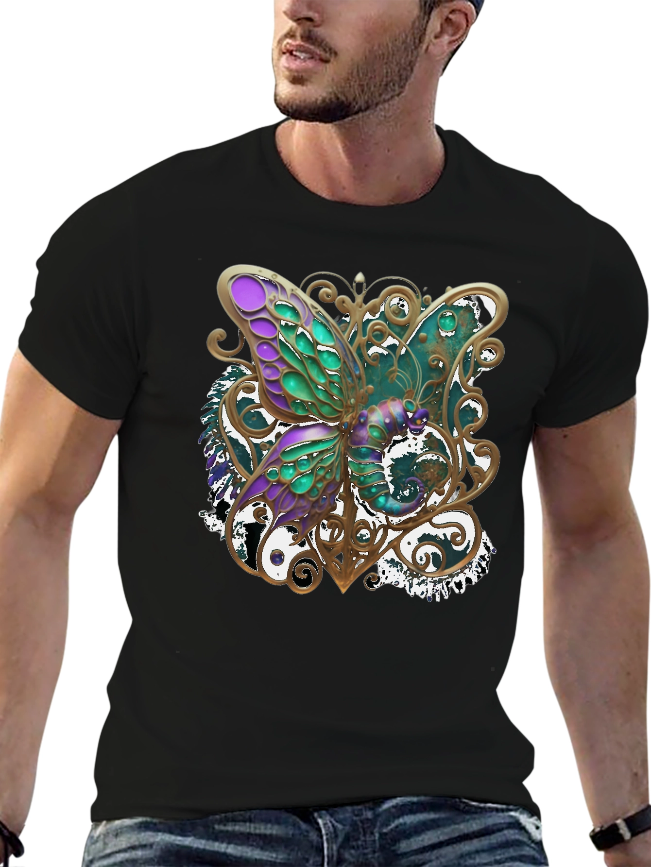 Butterfly Graphic Tee - Stylish & Unique Design
