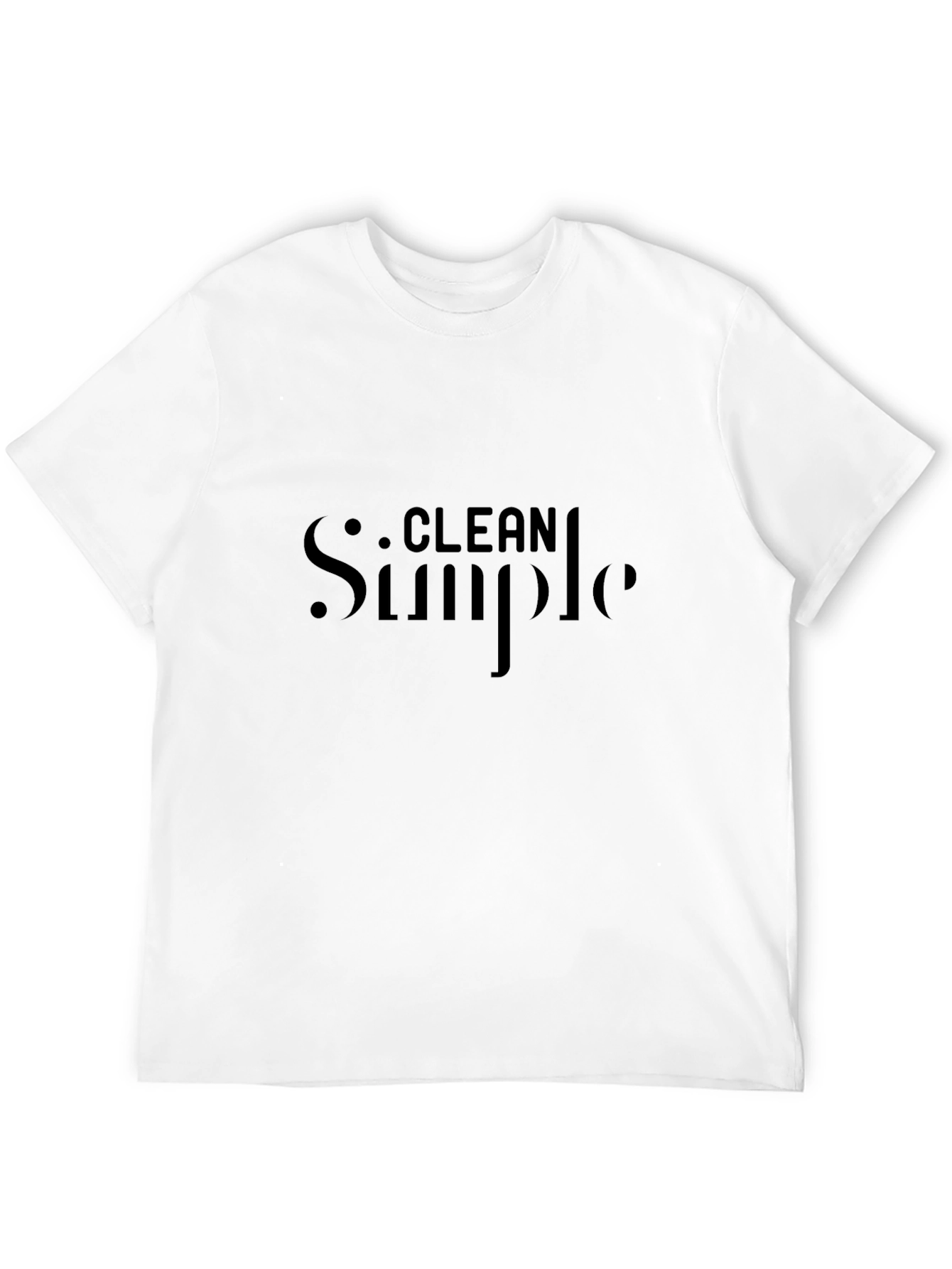 Clean Simple Black T-Shirt - Stylish and Comfortable