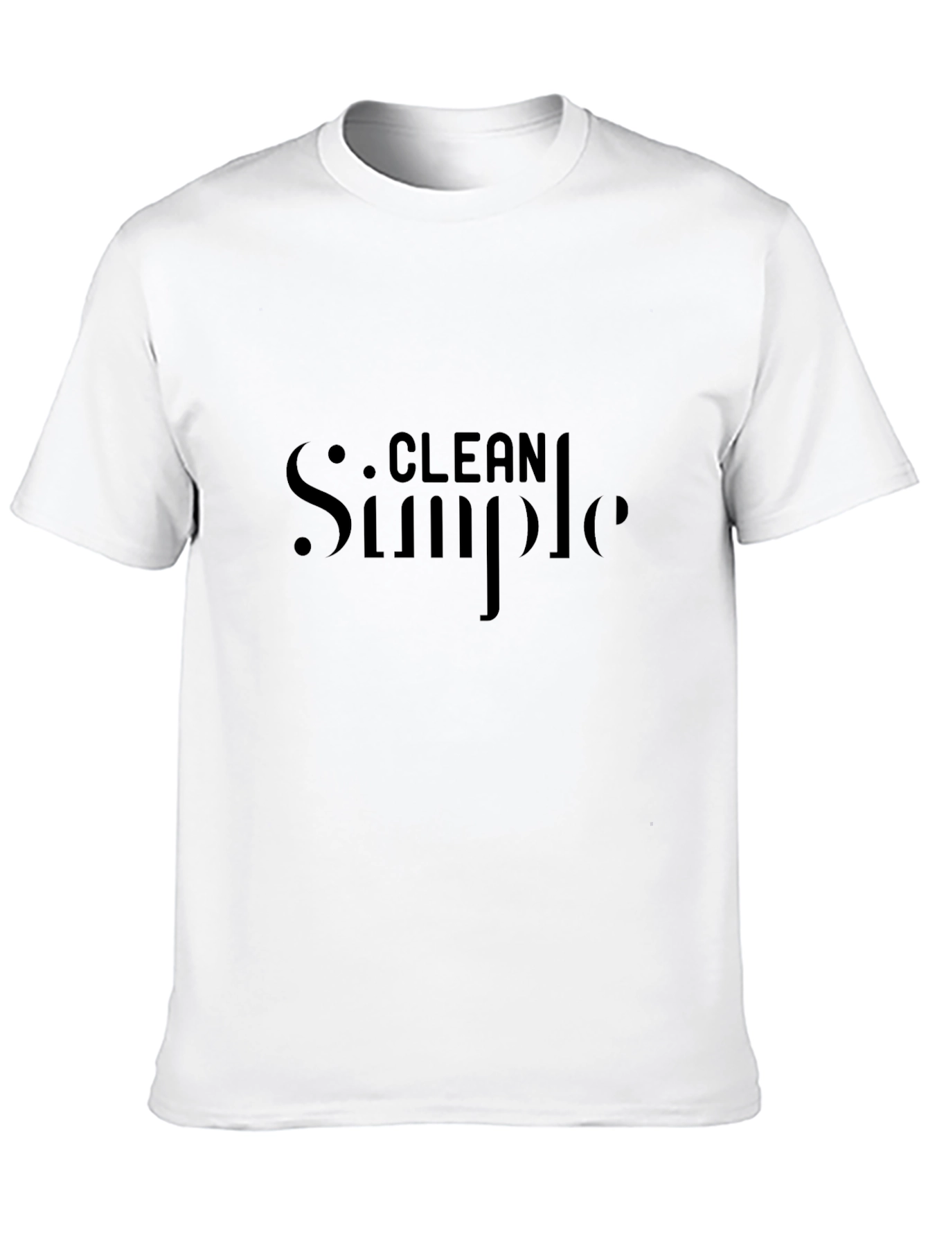 Clean Simple Black T-Shirt - Stylish and Comfortable