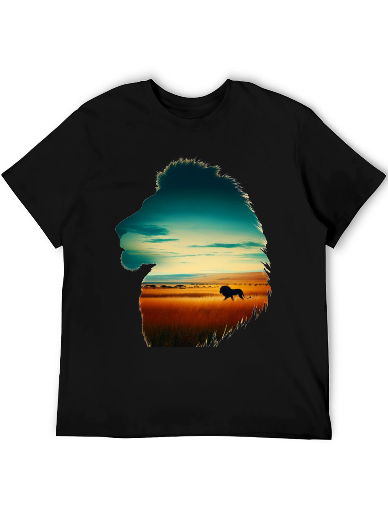 Lion Silhouette Savannah T-Shirt