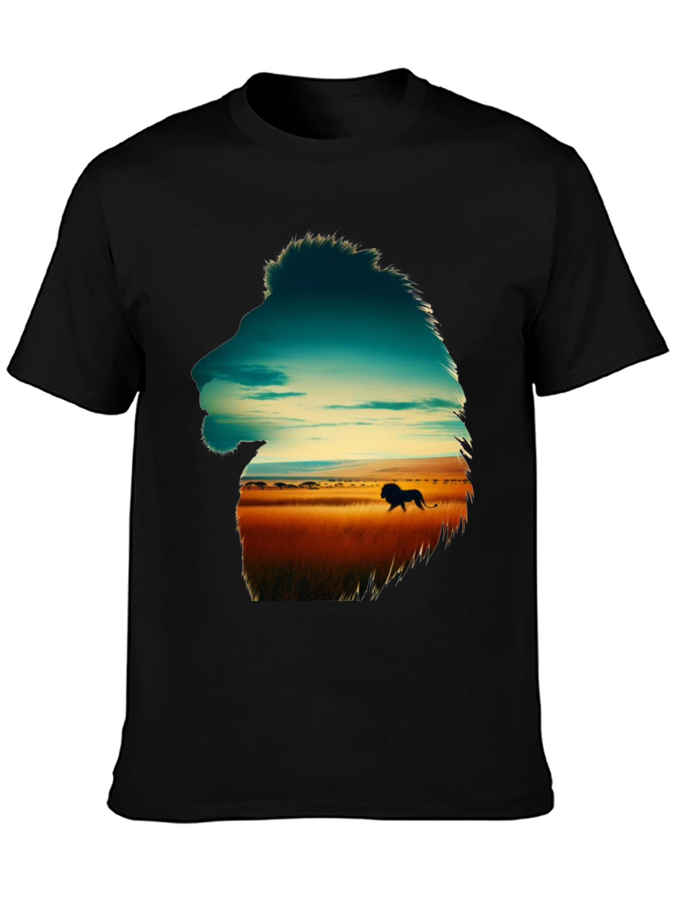 Lion Silhouette Savannah T-Shirt