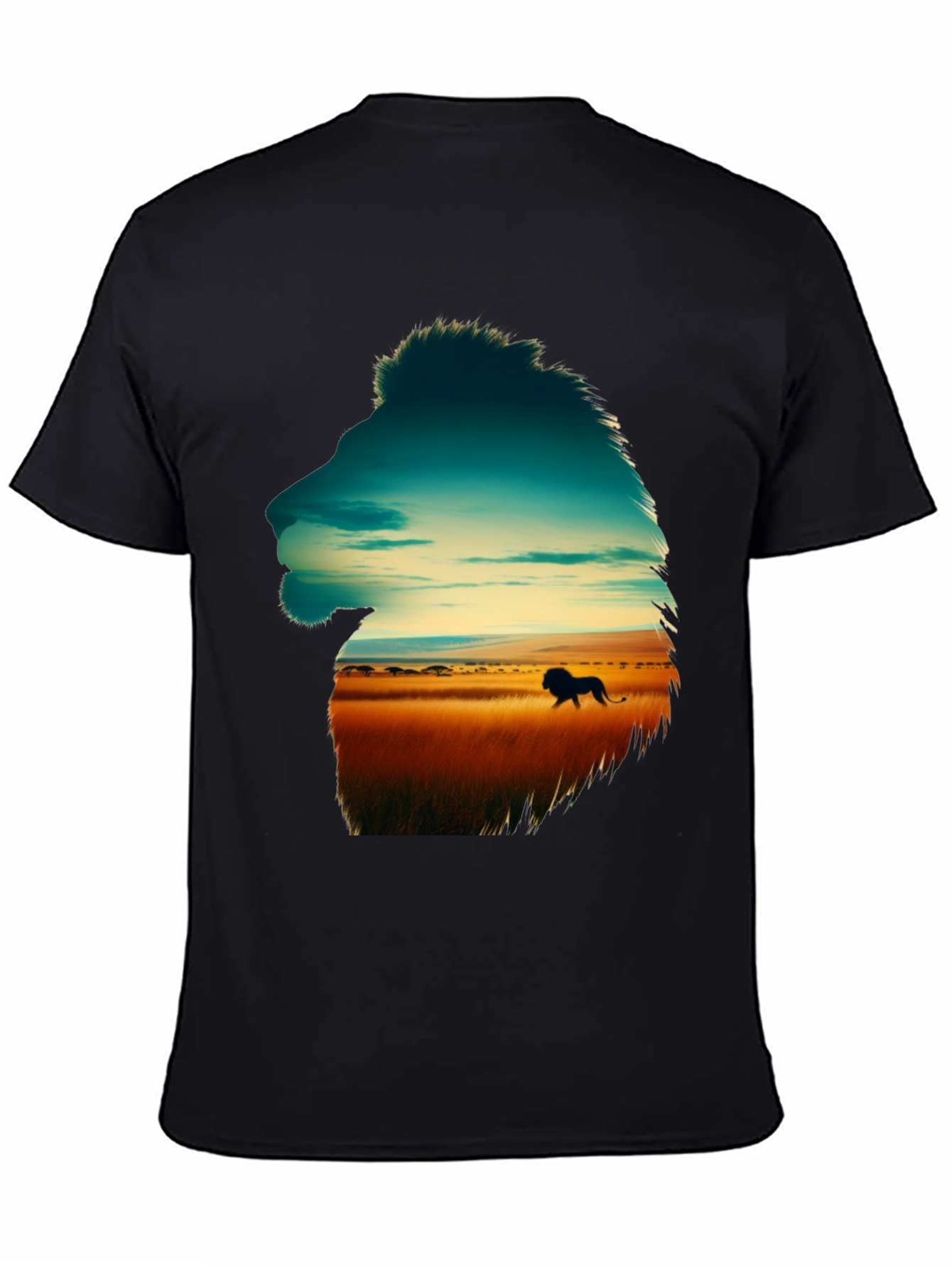 Lion Silhouette Savannah T-Shirt