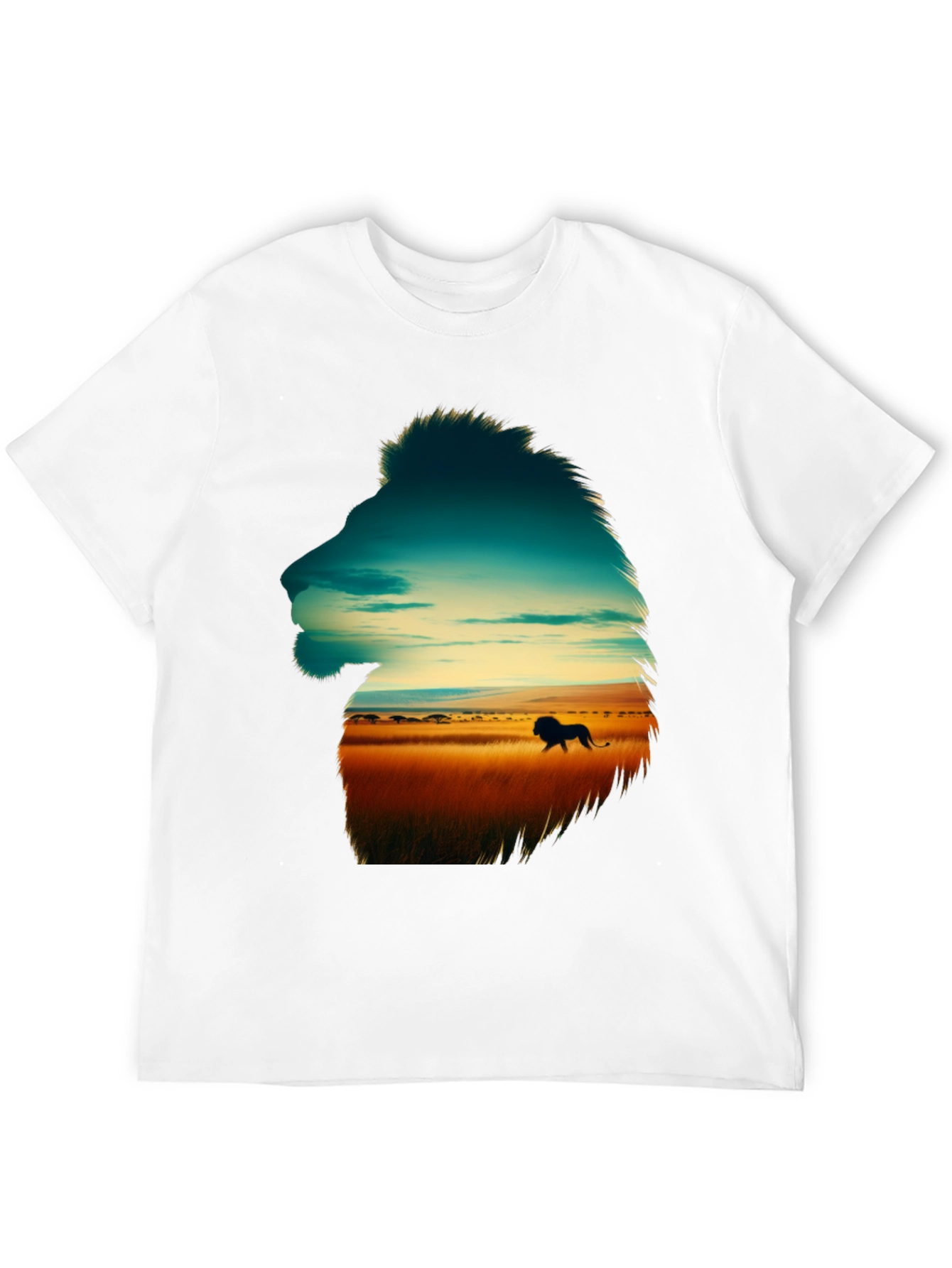 Lion Silhouette Savannah T-Shirt