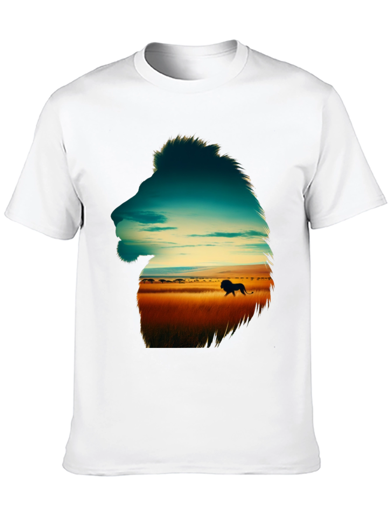 Lion Silhouette Savannah T-Shirt