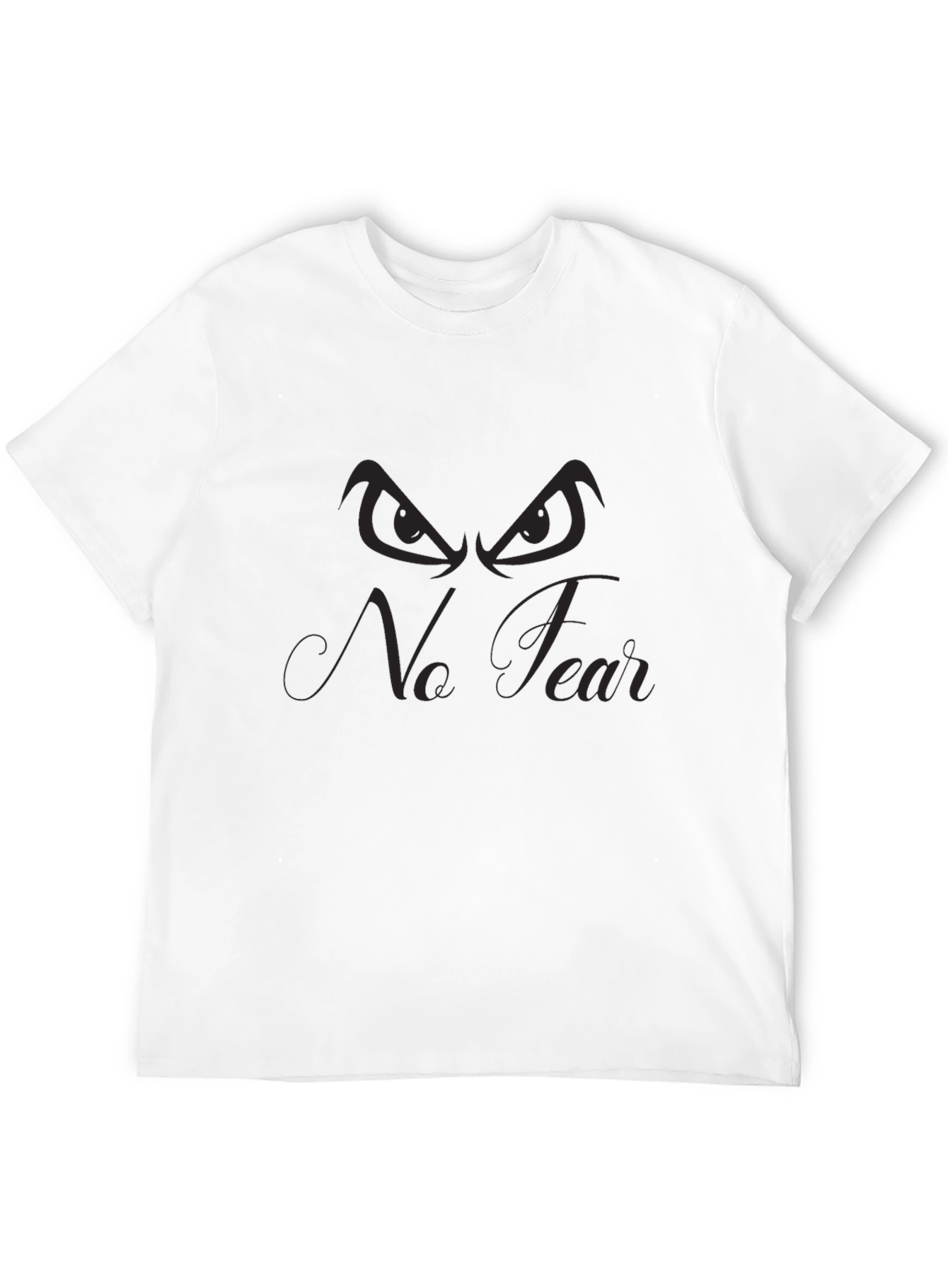 No Fear Graphic Print Black T-Shirt