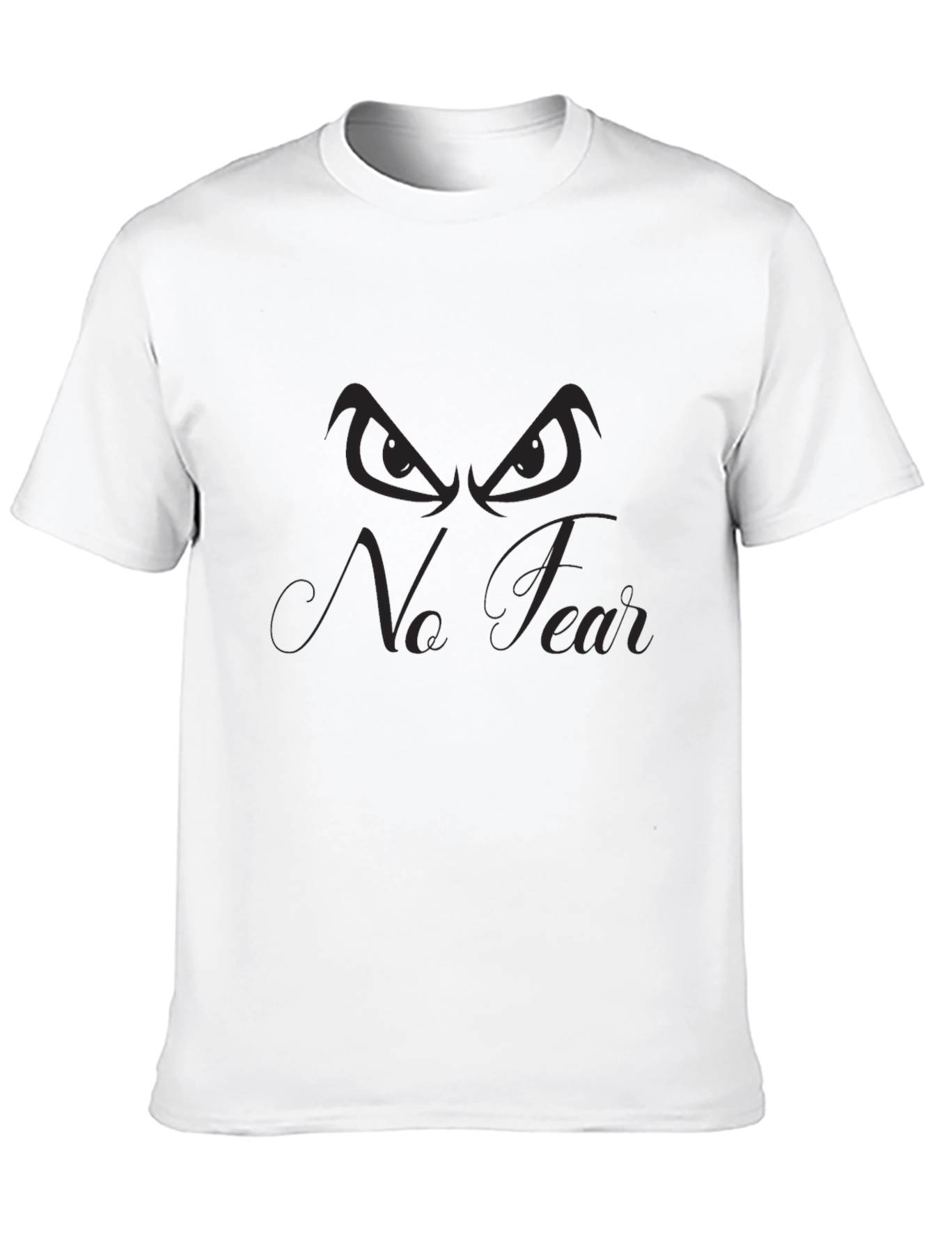 No Fear Graphic Print Black T-Shirt