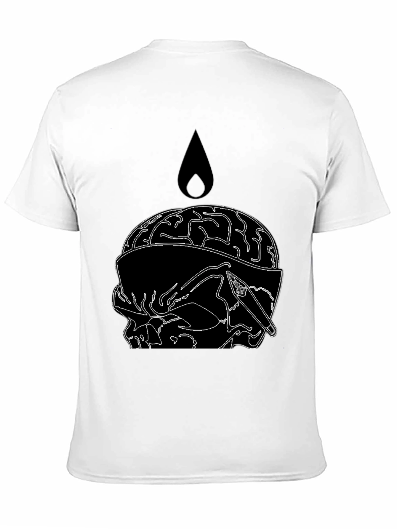 Brain Drip Tee - Edgy Graphic T-Shirt