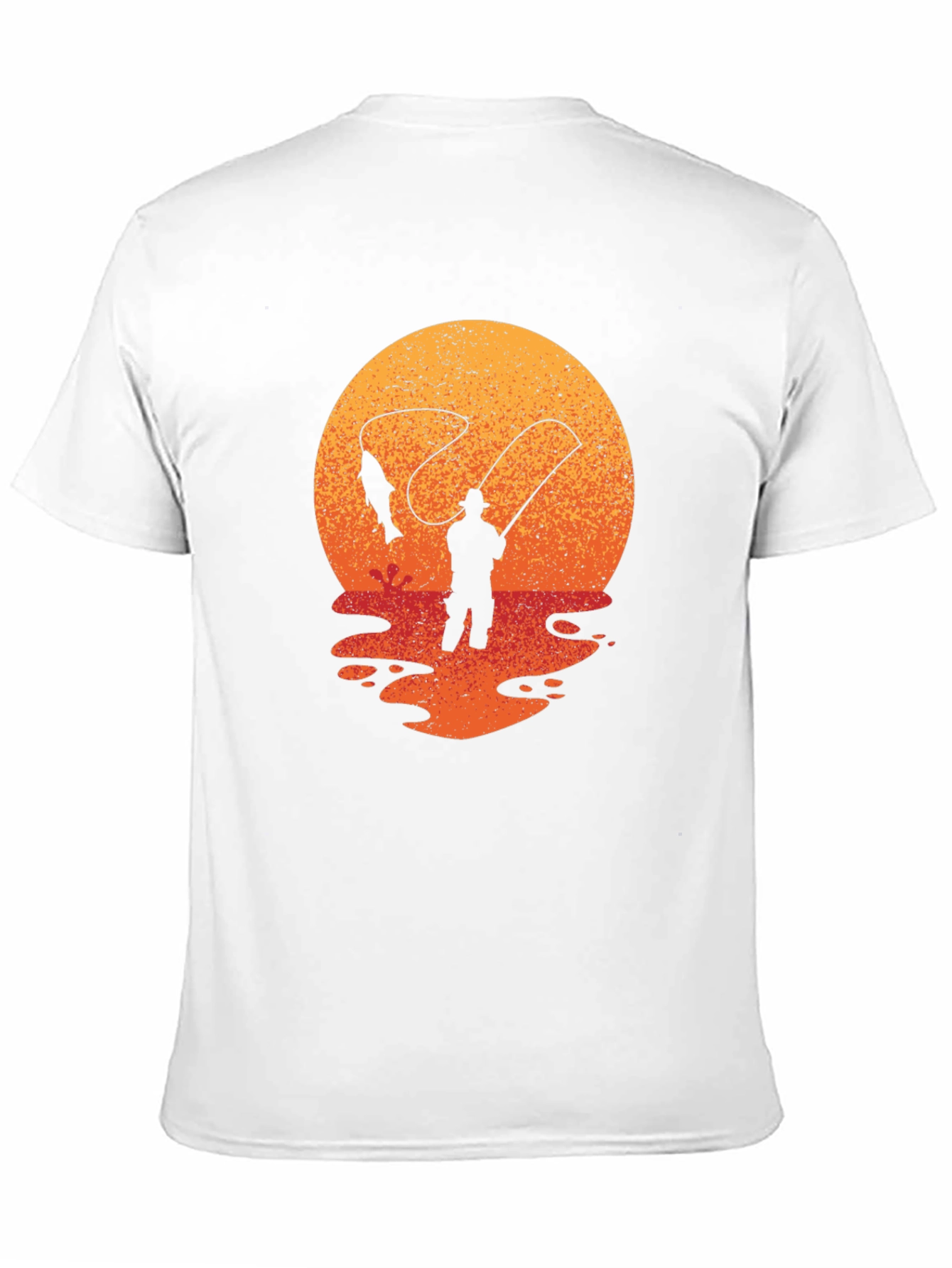 Fisherman Sunset Graphic Tee