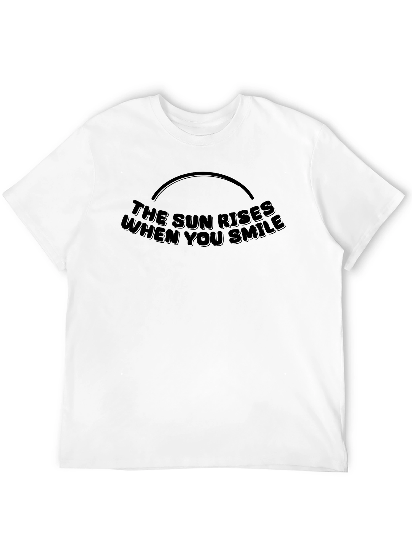 The Sun Rises When You Smile Graphic Tee