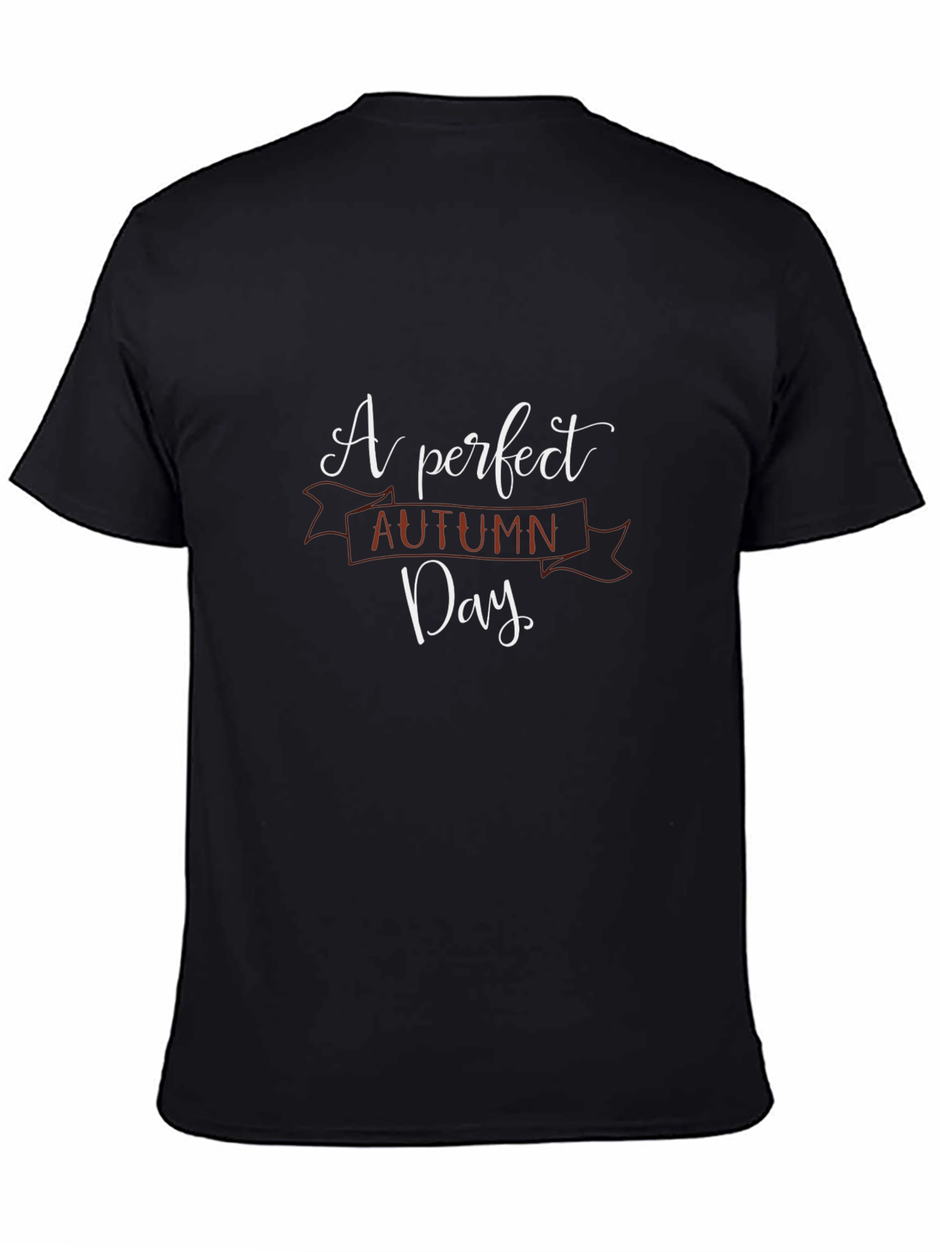 Autumn Day Graphic Tee - Black T-Shirt